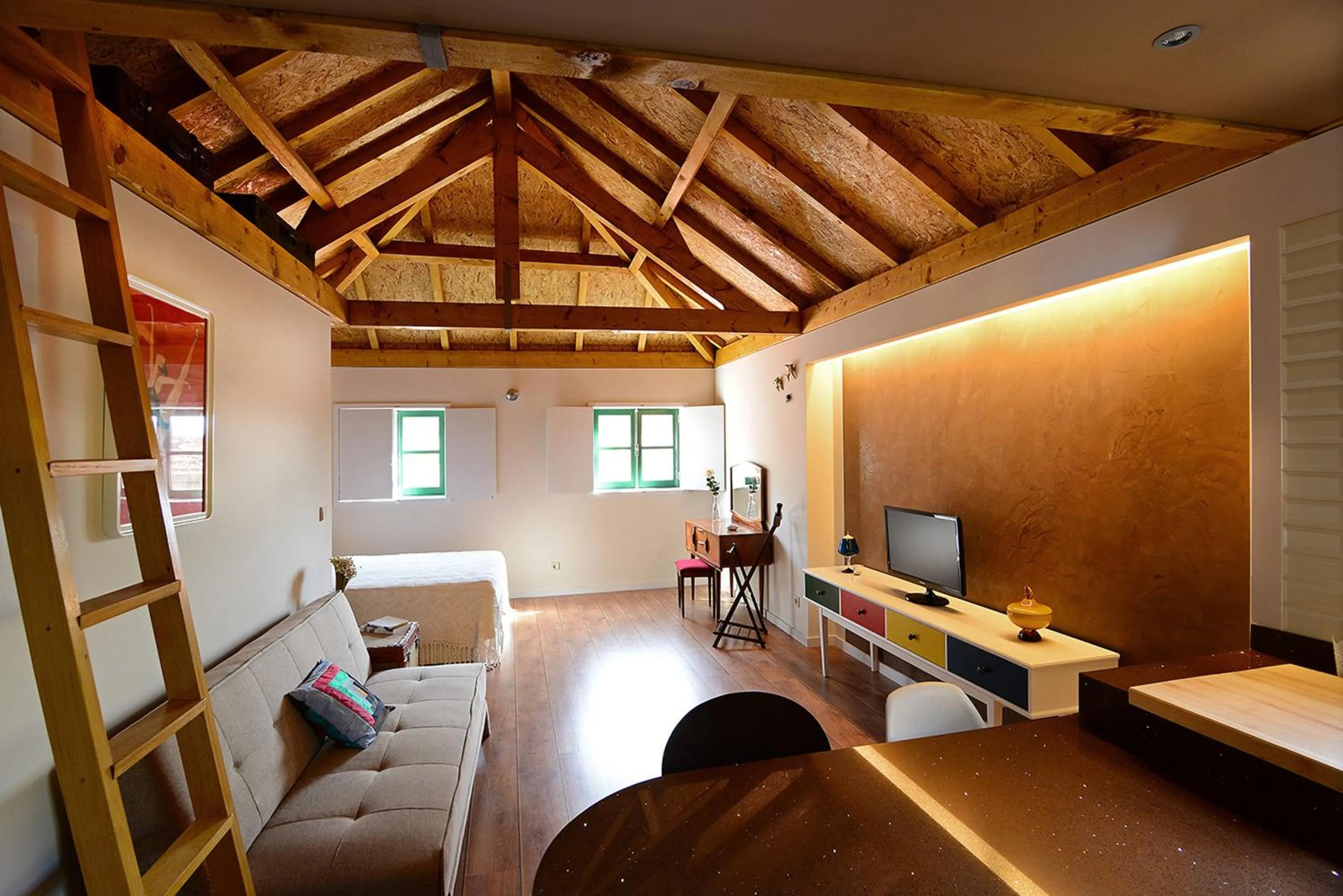 Living room in Vitoria Apartments