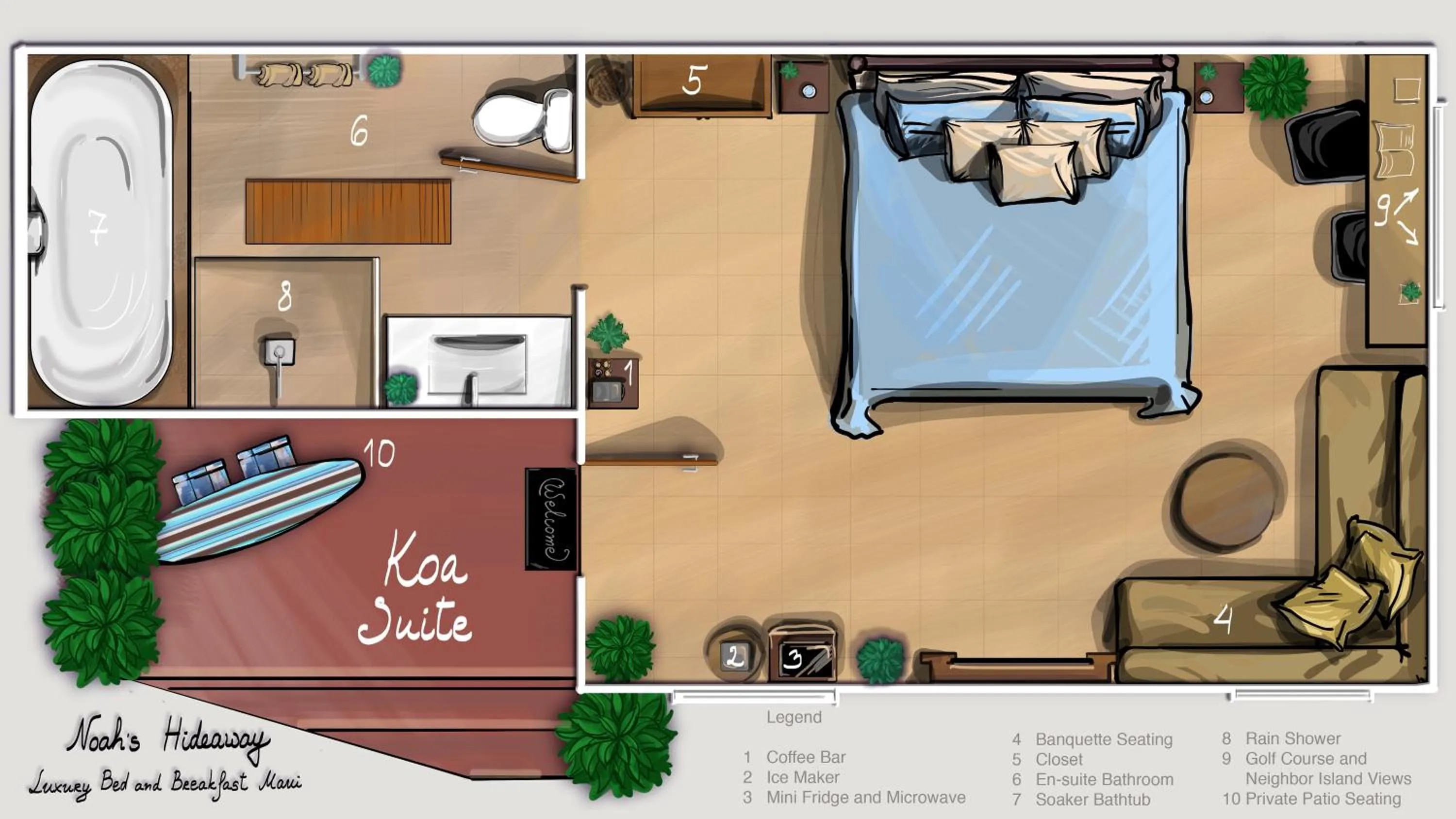 Noahs Hideaway Luxury B&B