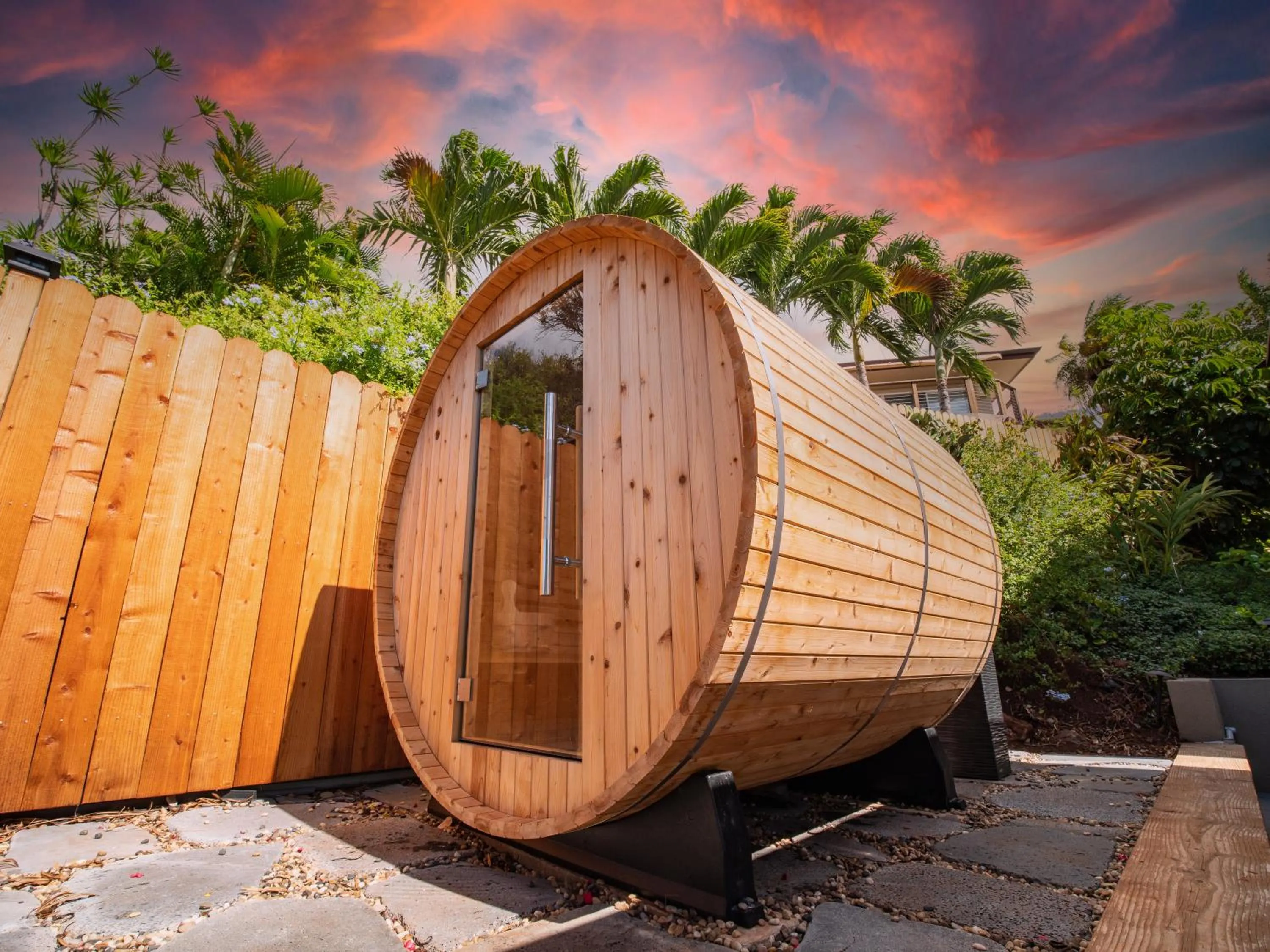 Sauna in Noahs Hideaway Luxury B&B