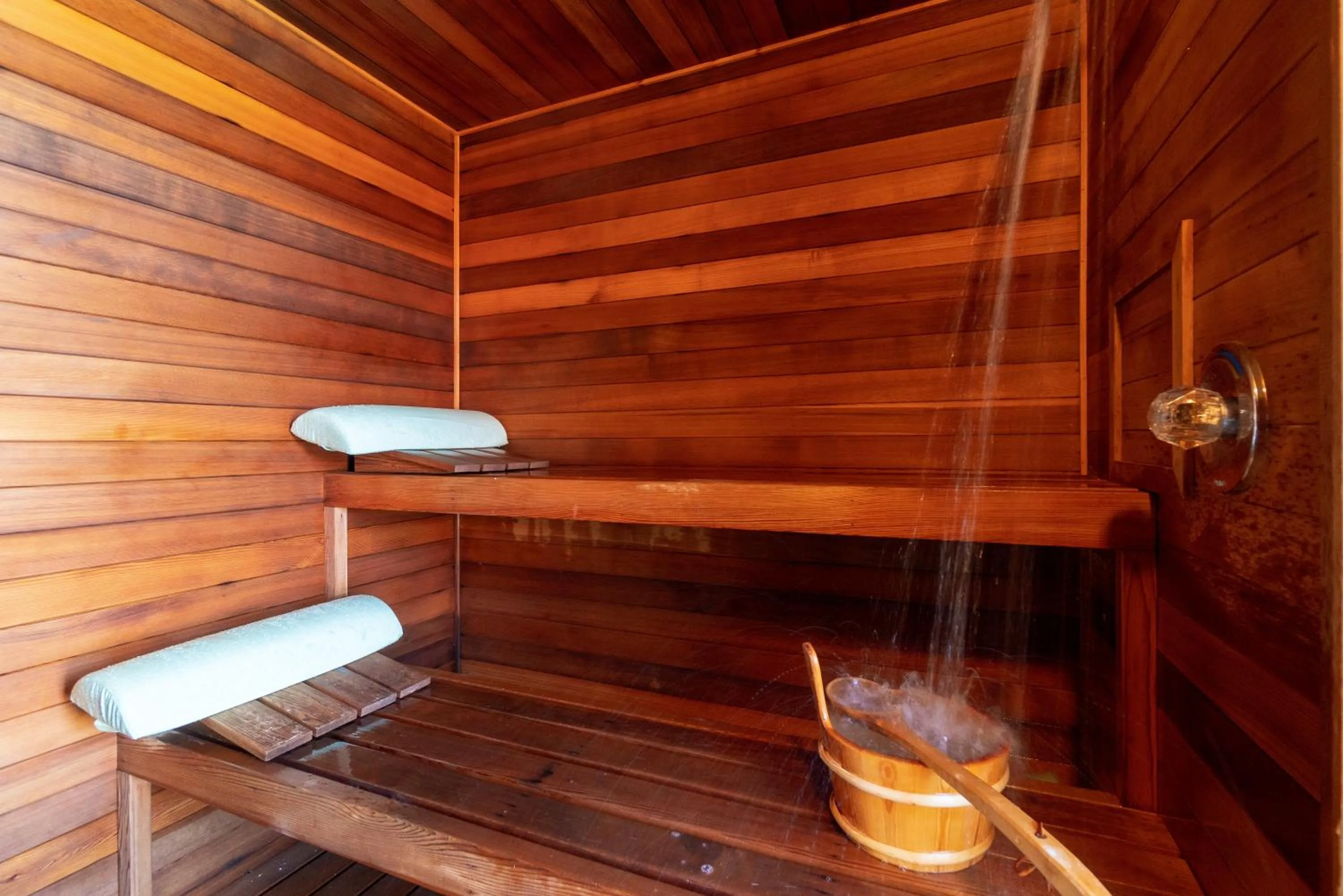 Sauna in Noahs Hideaway Luxury B&B