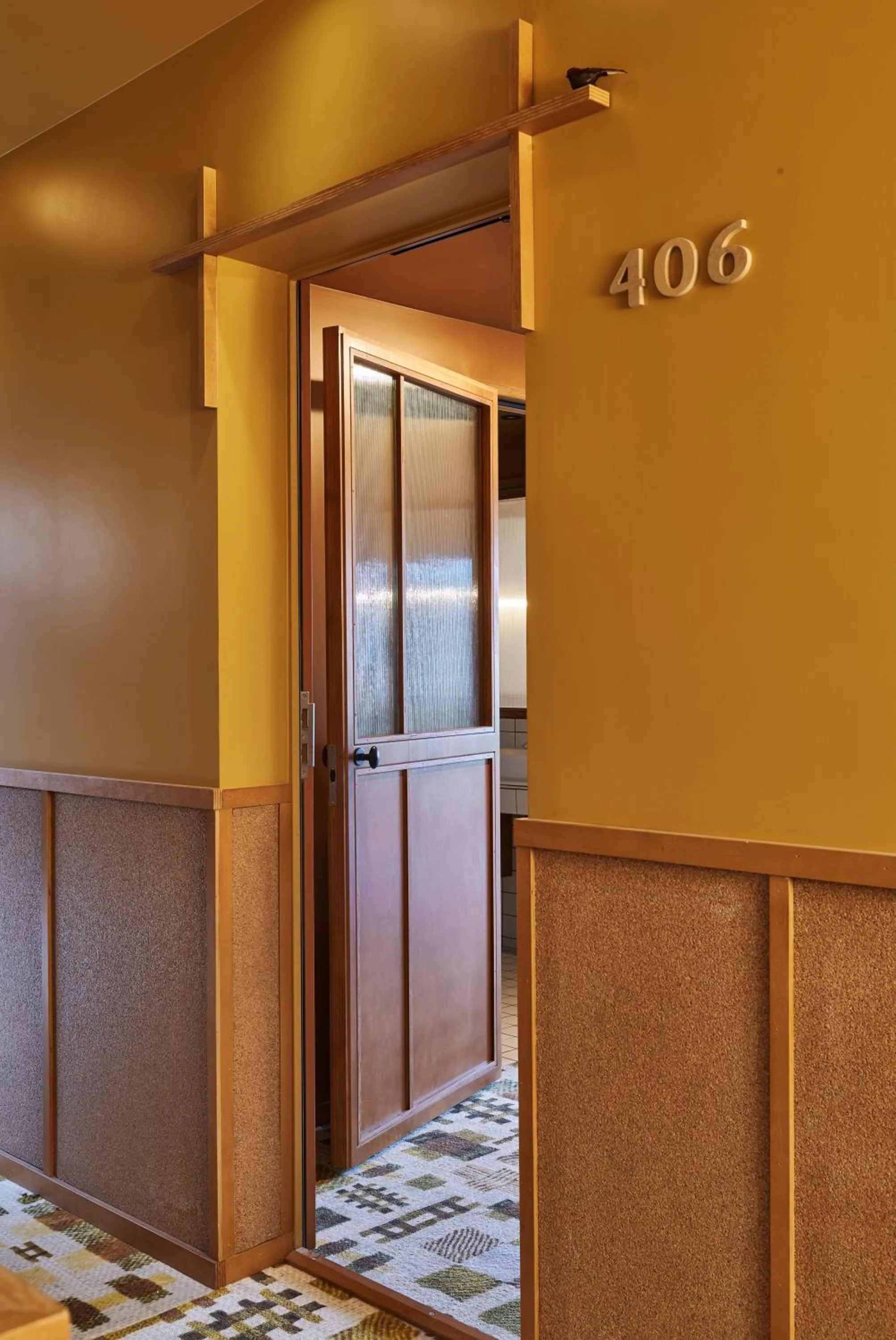 Decorative detail in Hôtel Oré, Saint-Malo