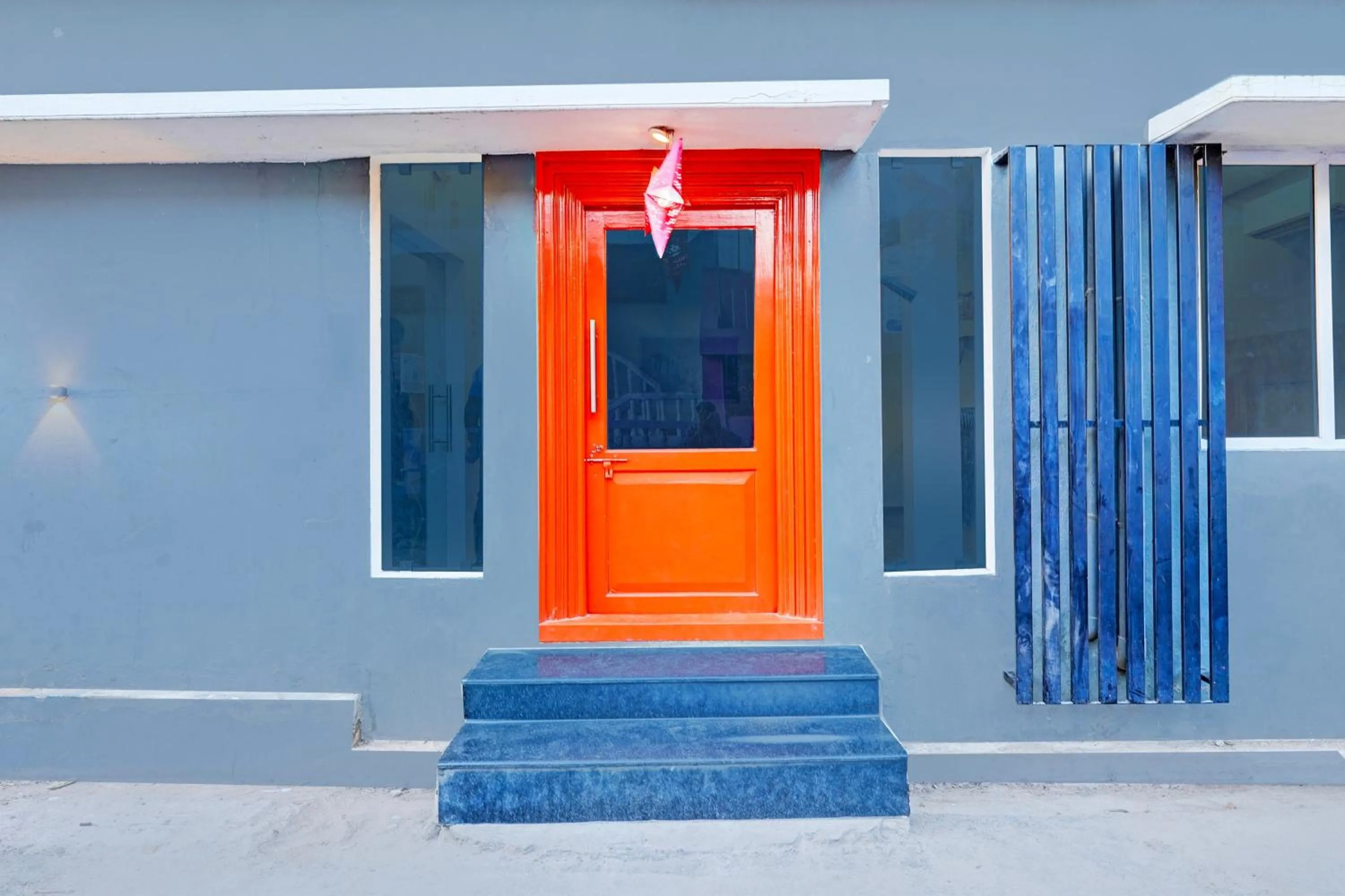 Facade/entrance in Townhouse Pondicherry