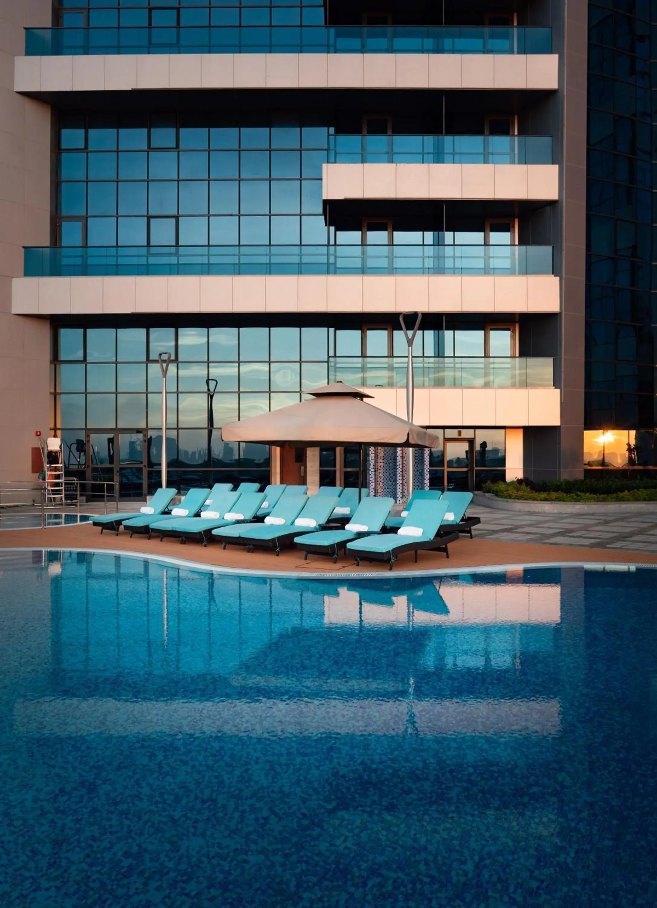 Swimming pool in Millennium Place Barsha Heights Hotel Apartments Swimming pool in Millennium Place Barsha Heights Hotel Apartments