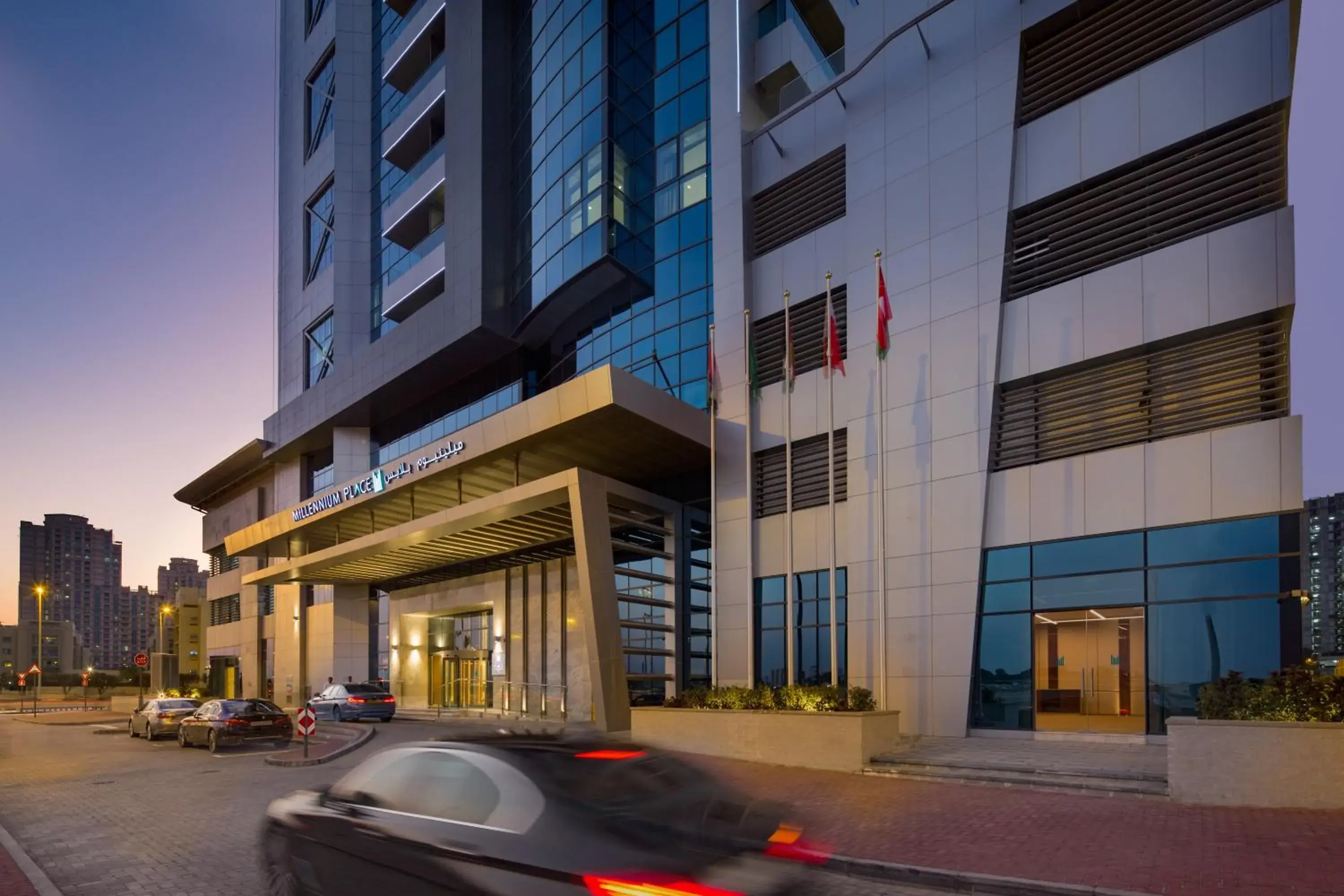 Property building in Millennium Place Barsha Heights Hotel Apartments Property building in Millennium Place Barsha Heights Hotel Apartments