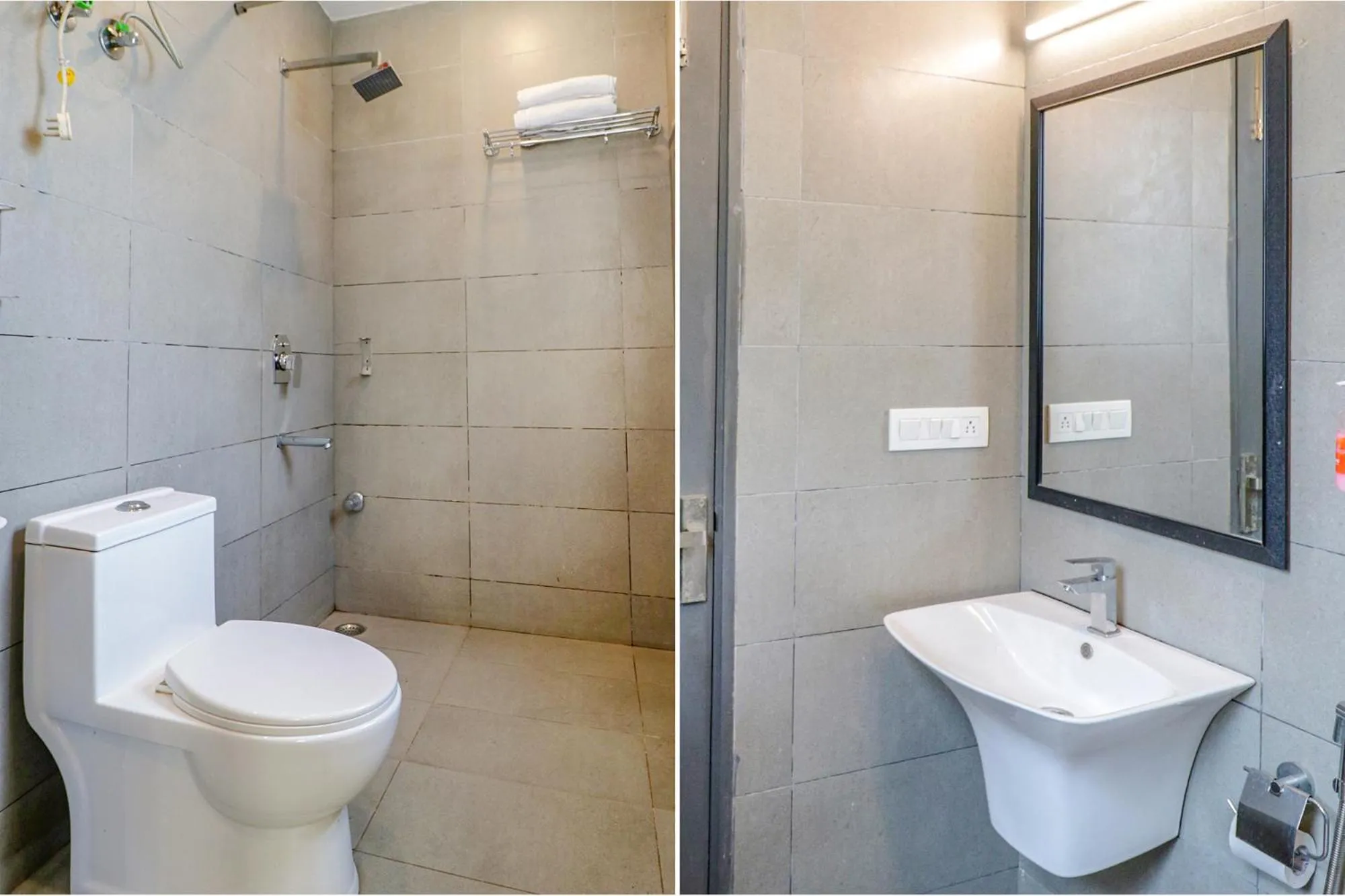 Bathroom in FabHotel Destiny Inn - Nr Medanta Hospital