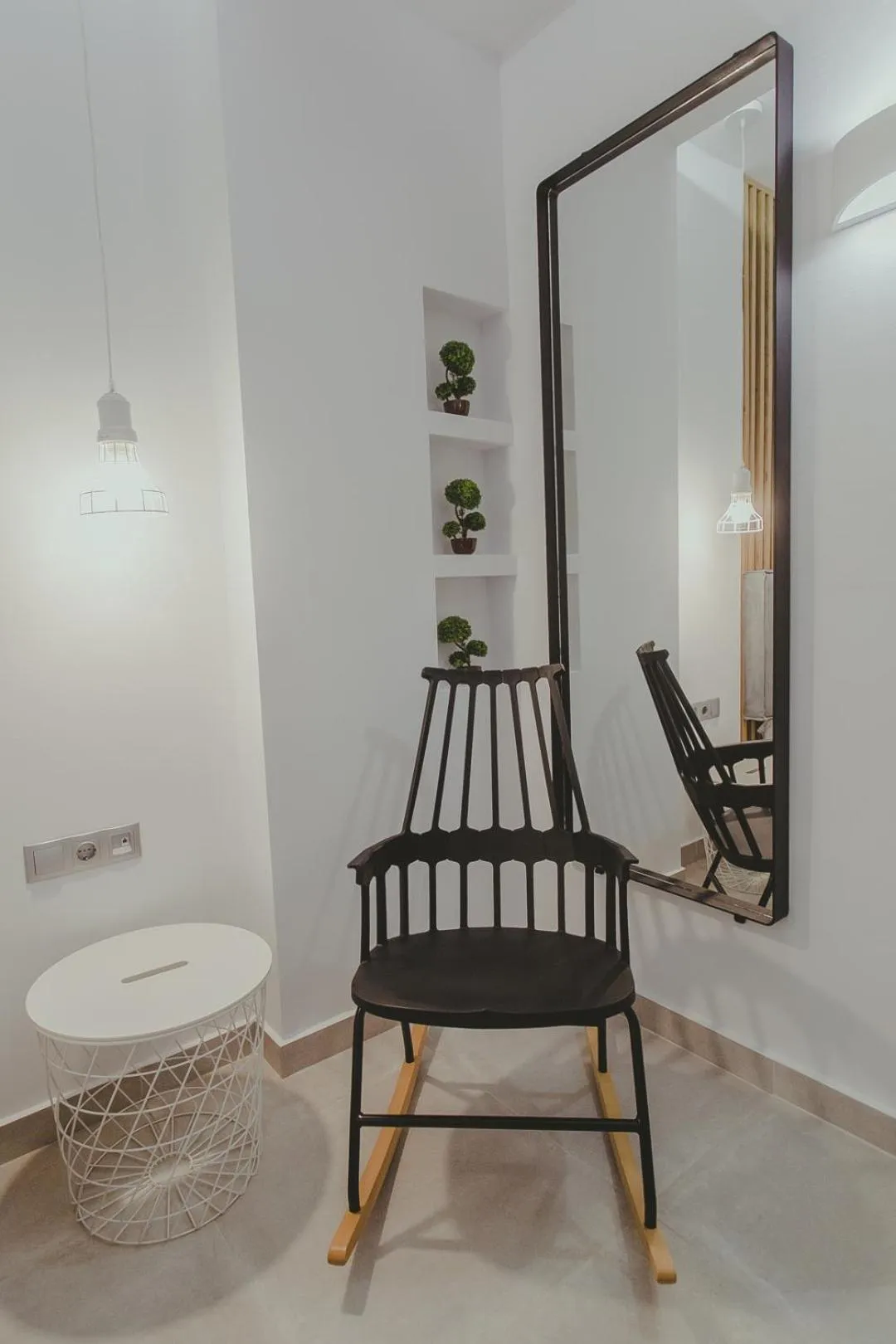 Seating area in Hotel Papagalos