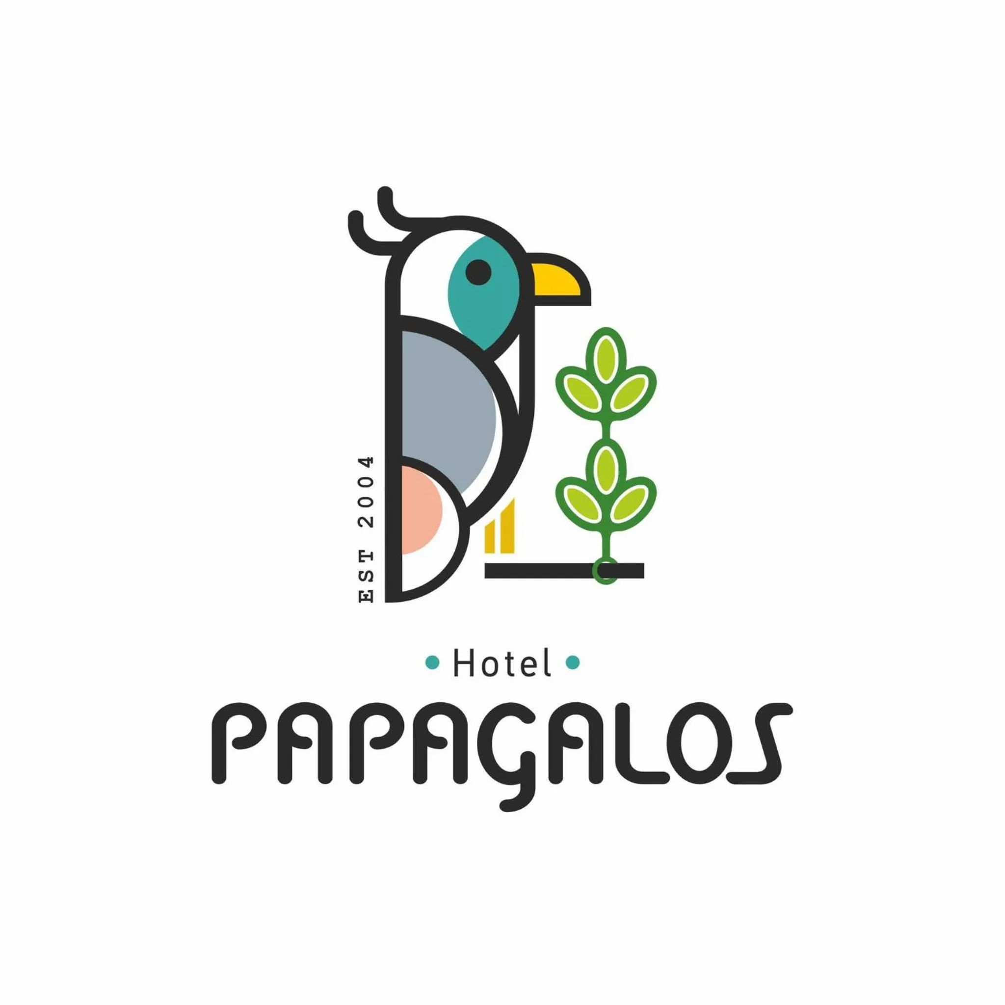 Logo/Certificate/Sign in Hotel Papagalos