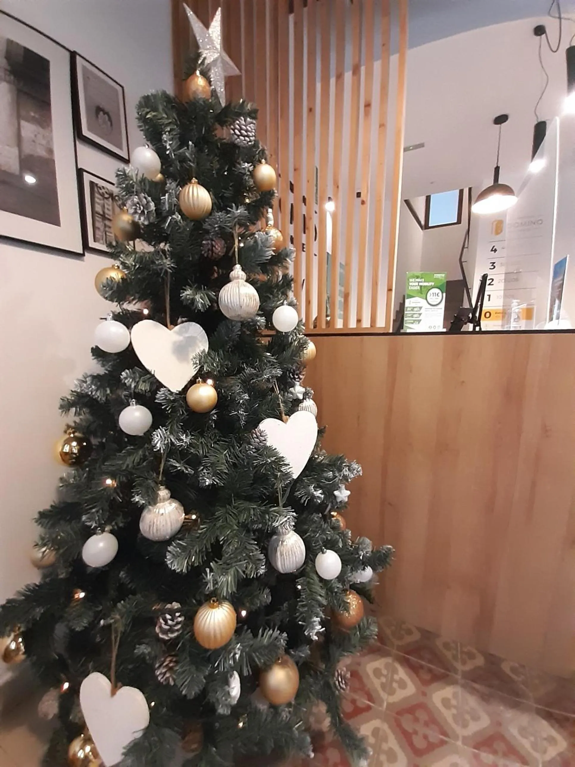 Decorative detail in Original Domino House