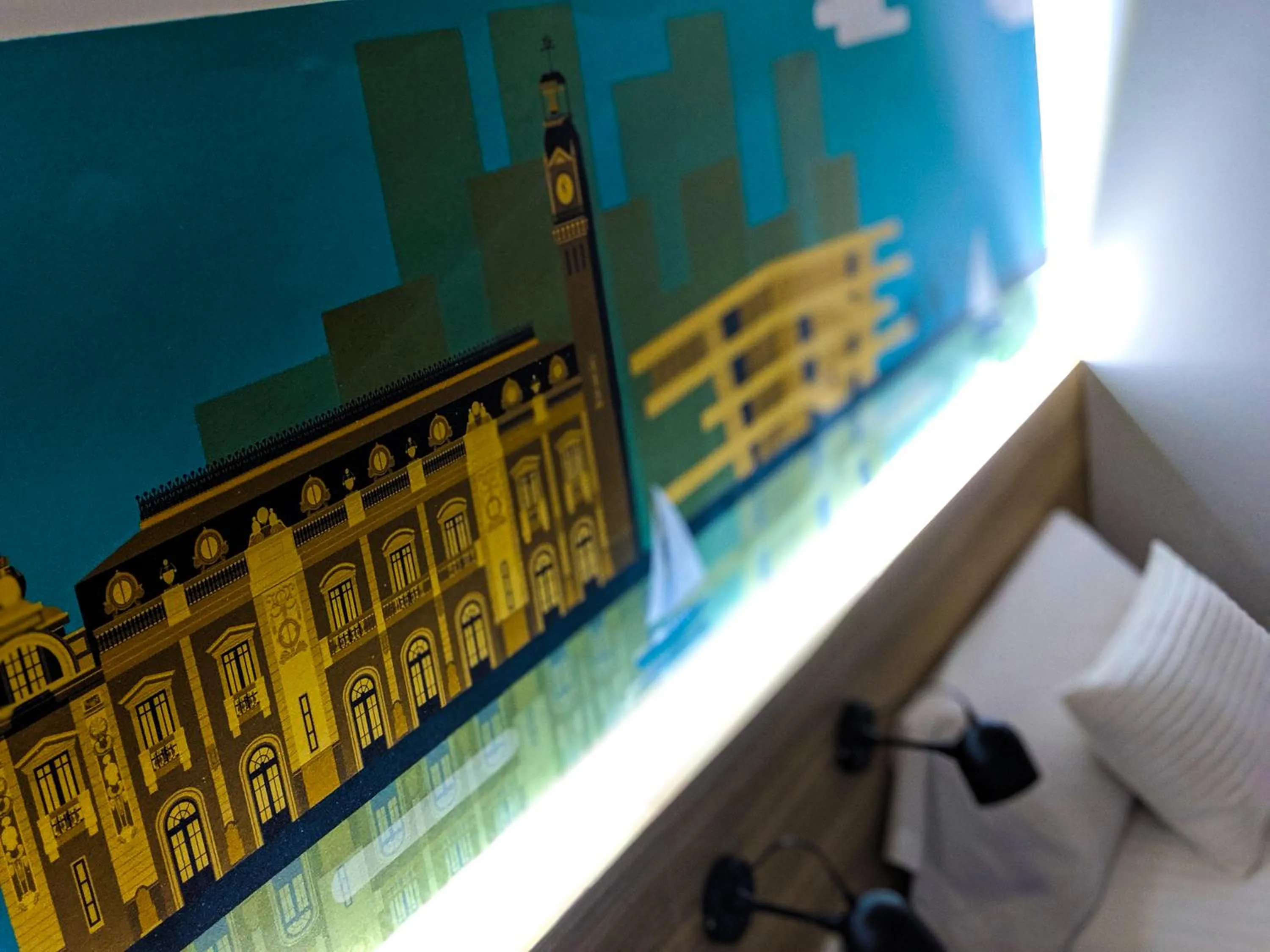 Decorative detail in Original Domino House