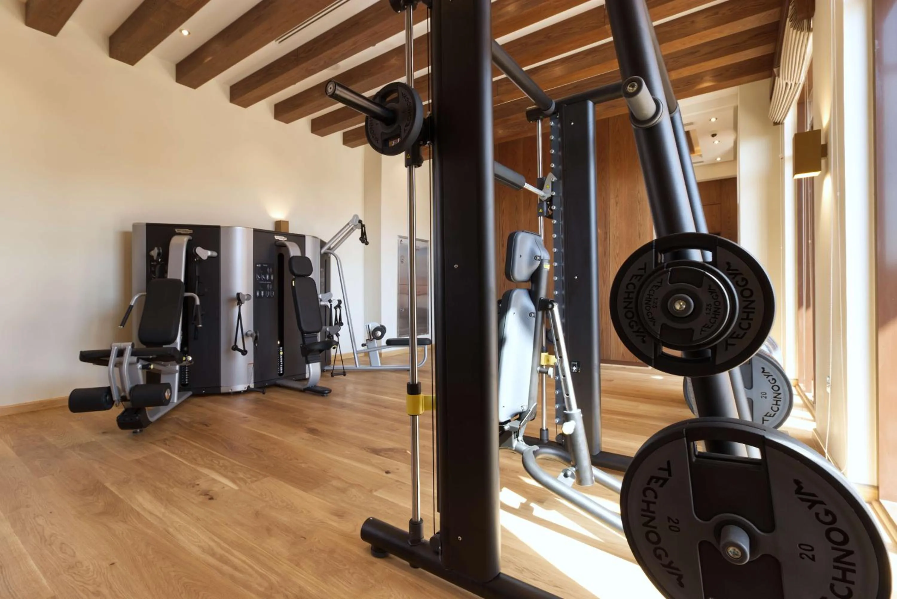 Fitness centre/facilities in Al Badayer Retreat by Sharjah Collection
