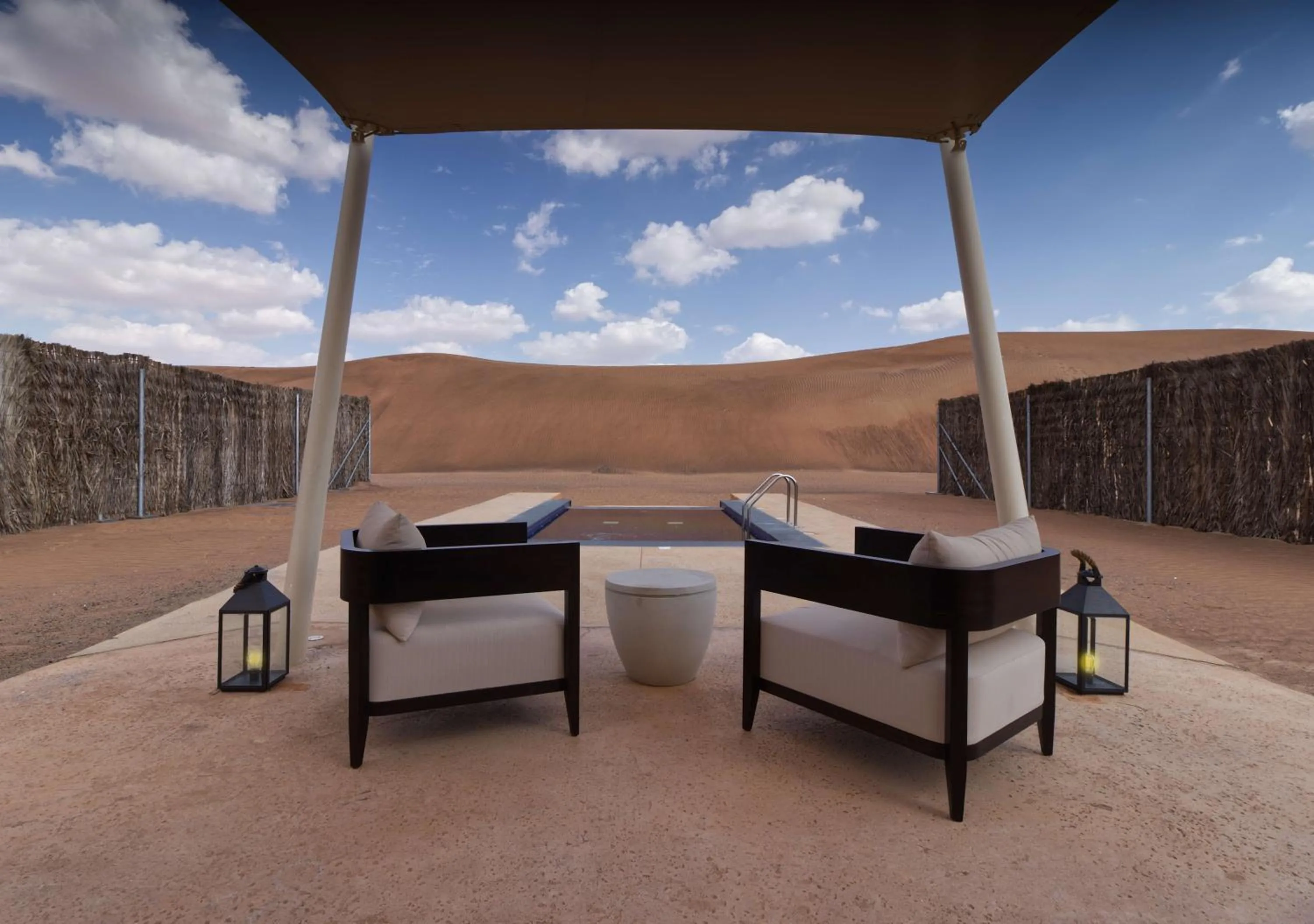 Patio in Al Badayer Retreat by Sharjah Collection