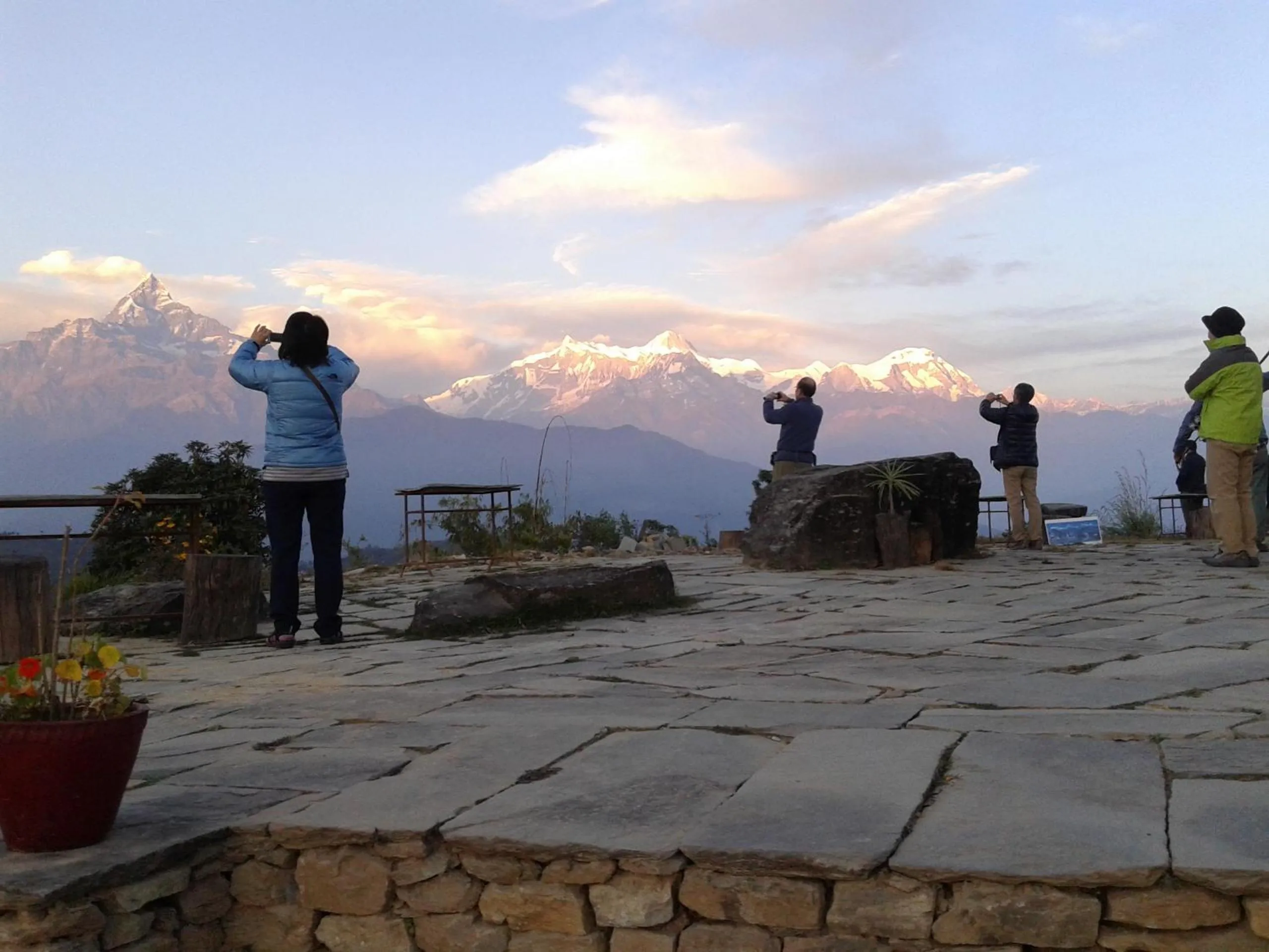 Garden in Himalayan Deurali Resort
