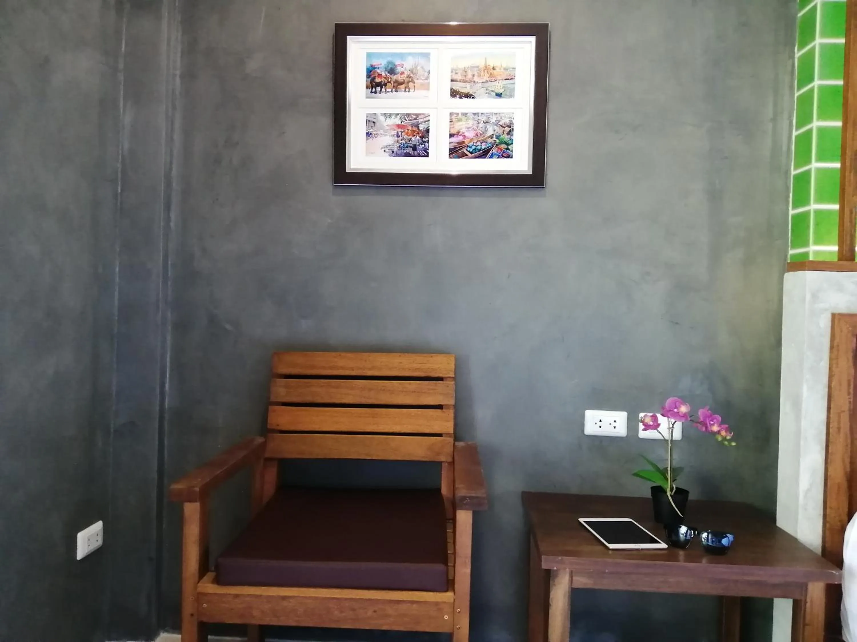 Seating area in JR Place