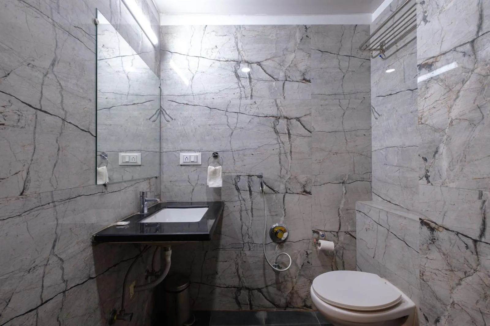 Shower in Satkar Retreat - Udaipur