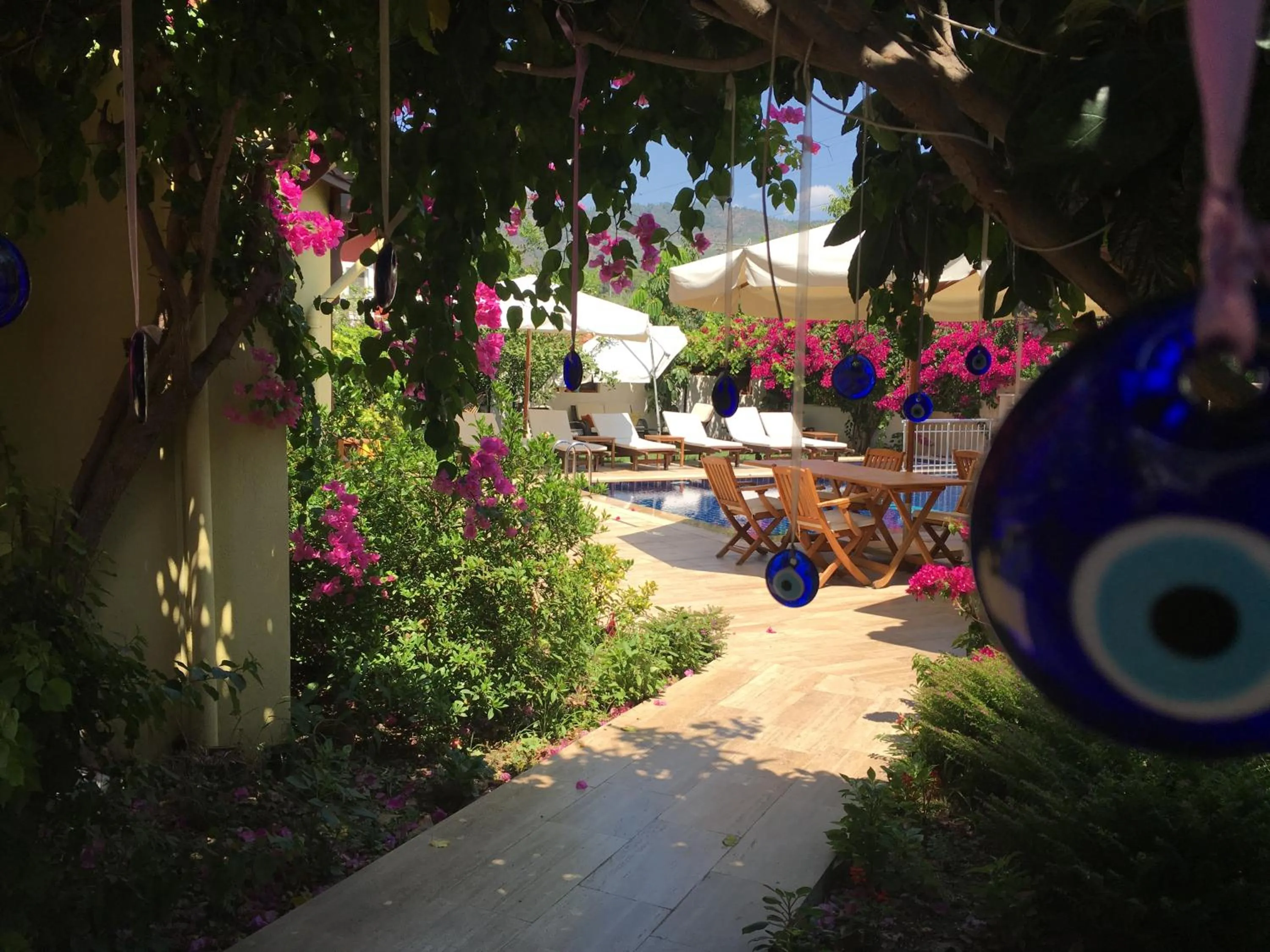 Decorative detail in Kybele Hotel Gocek