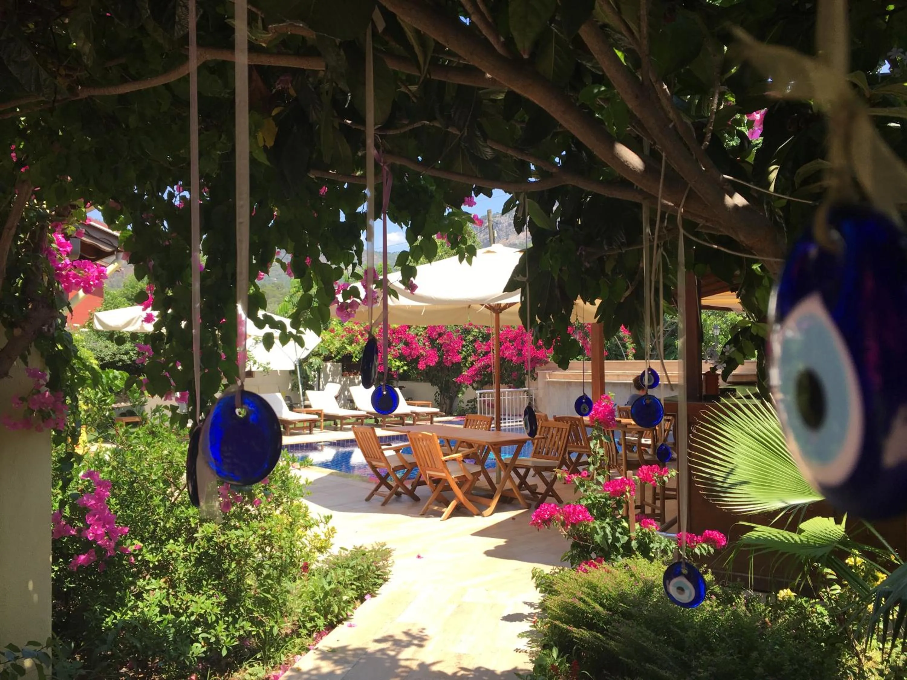 Garden view in Kybele Hotel Gocek
