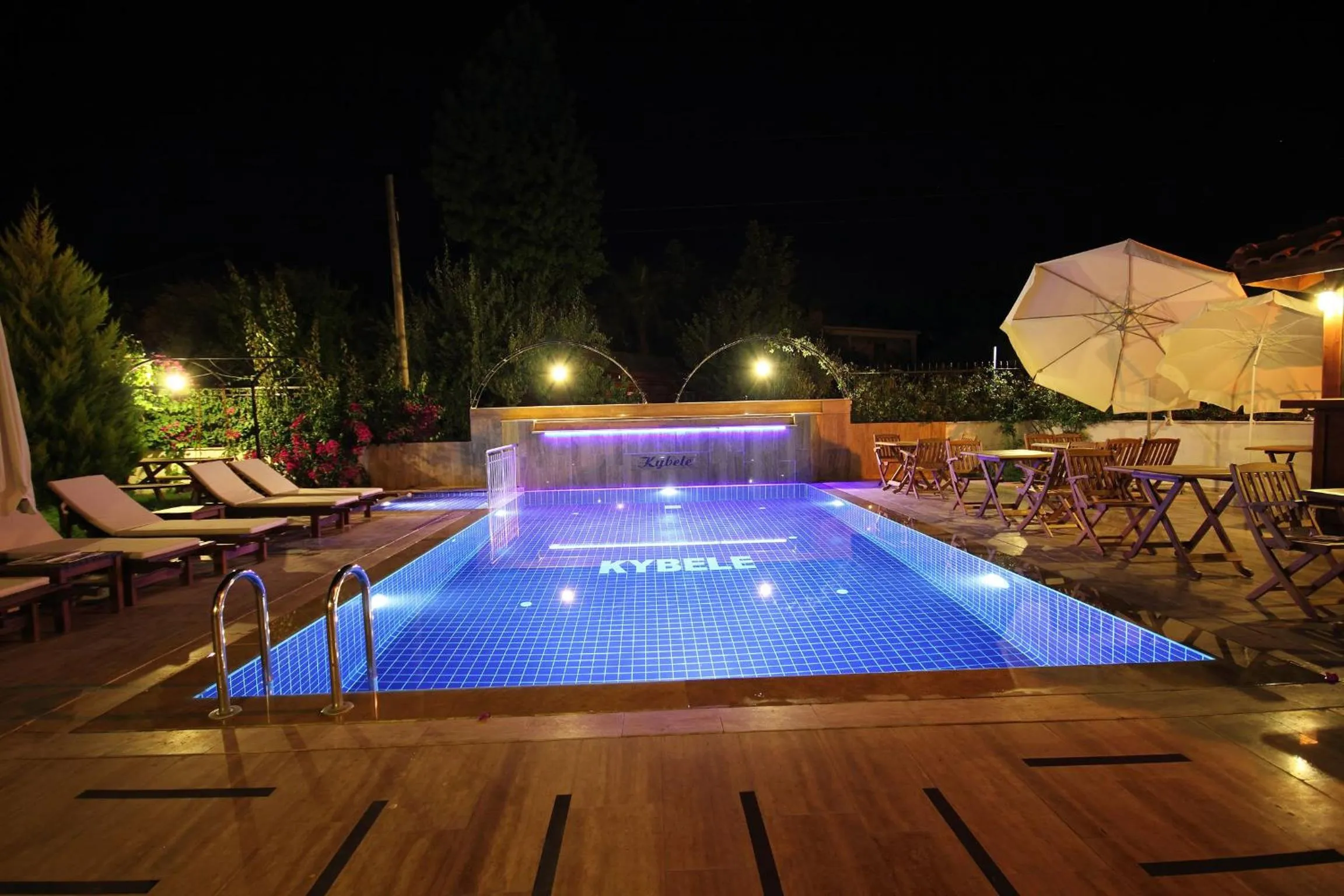 Pool view in Kybele Hotel Gocek