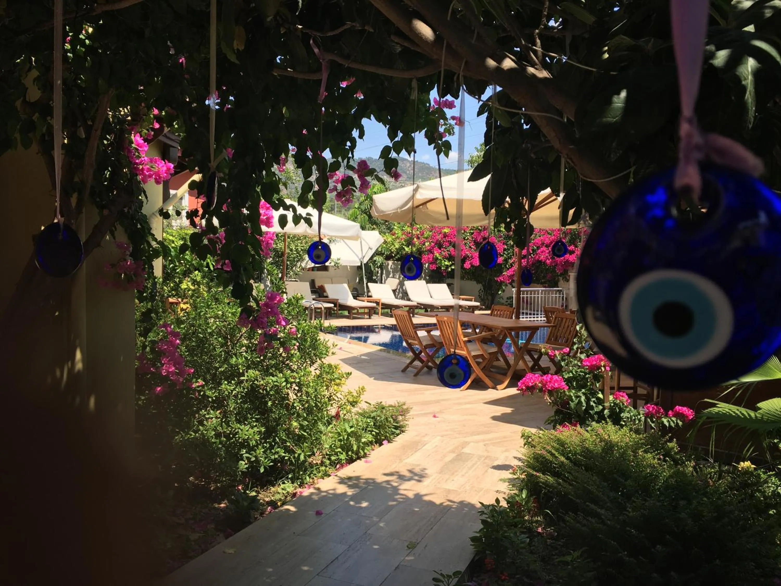 Garden view in Kybele Hotel Gocek