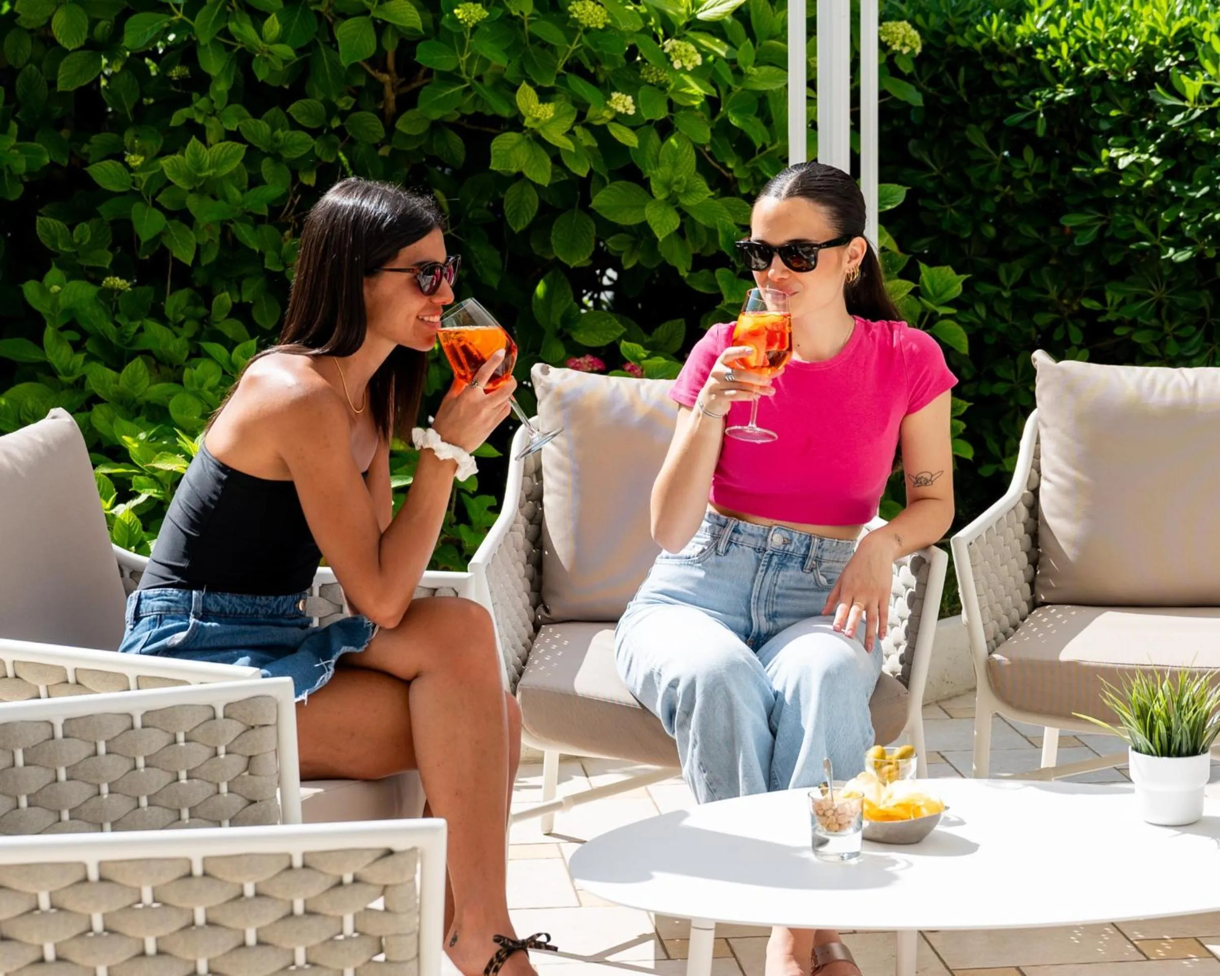 Patio in Hotel Riviera