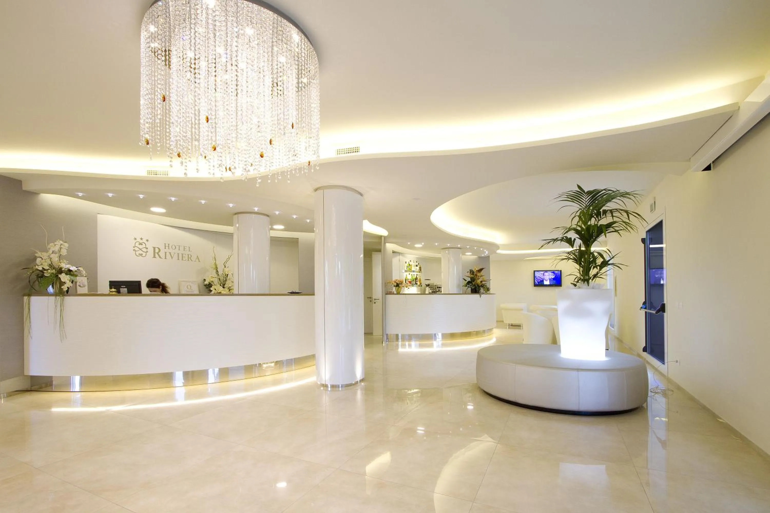 Lobby or reception in Hotel Riviera