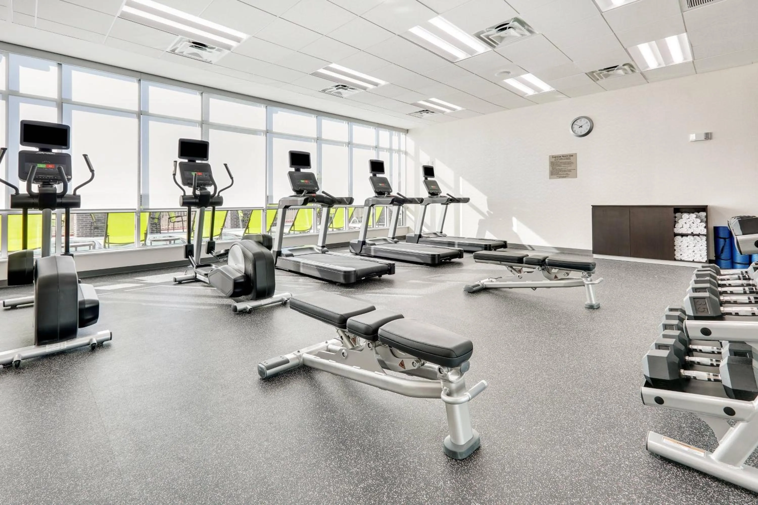 Fitness centre/facilities in SpringHill Suites by Marriott Dallas Mansfield