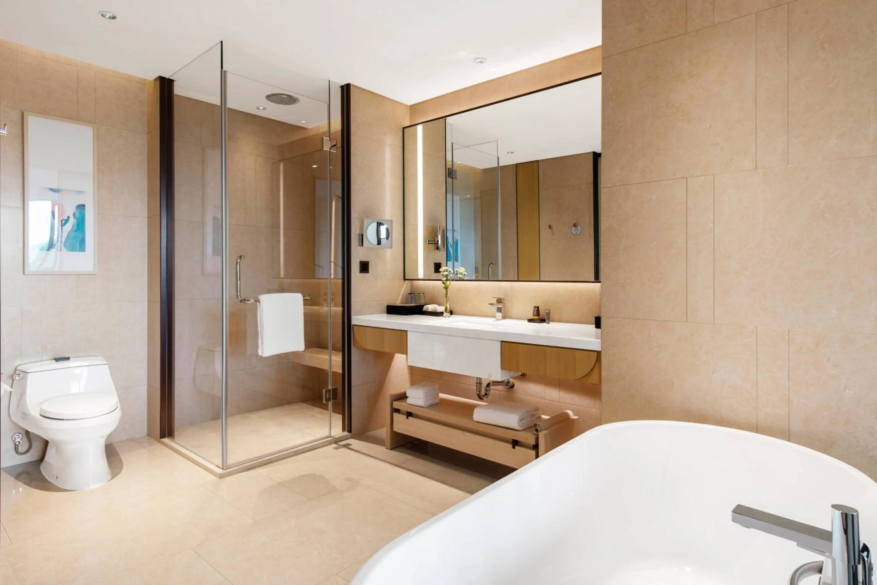 Bathroom in Suining Marriott Hotel