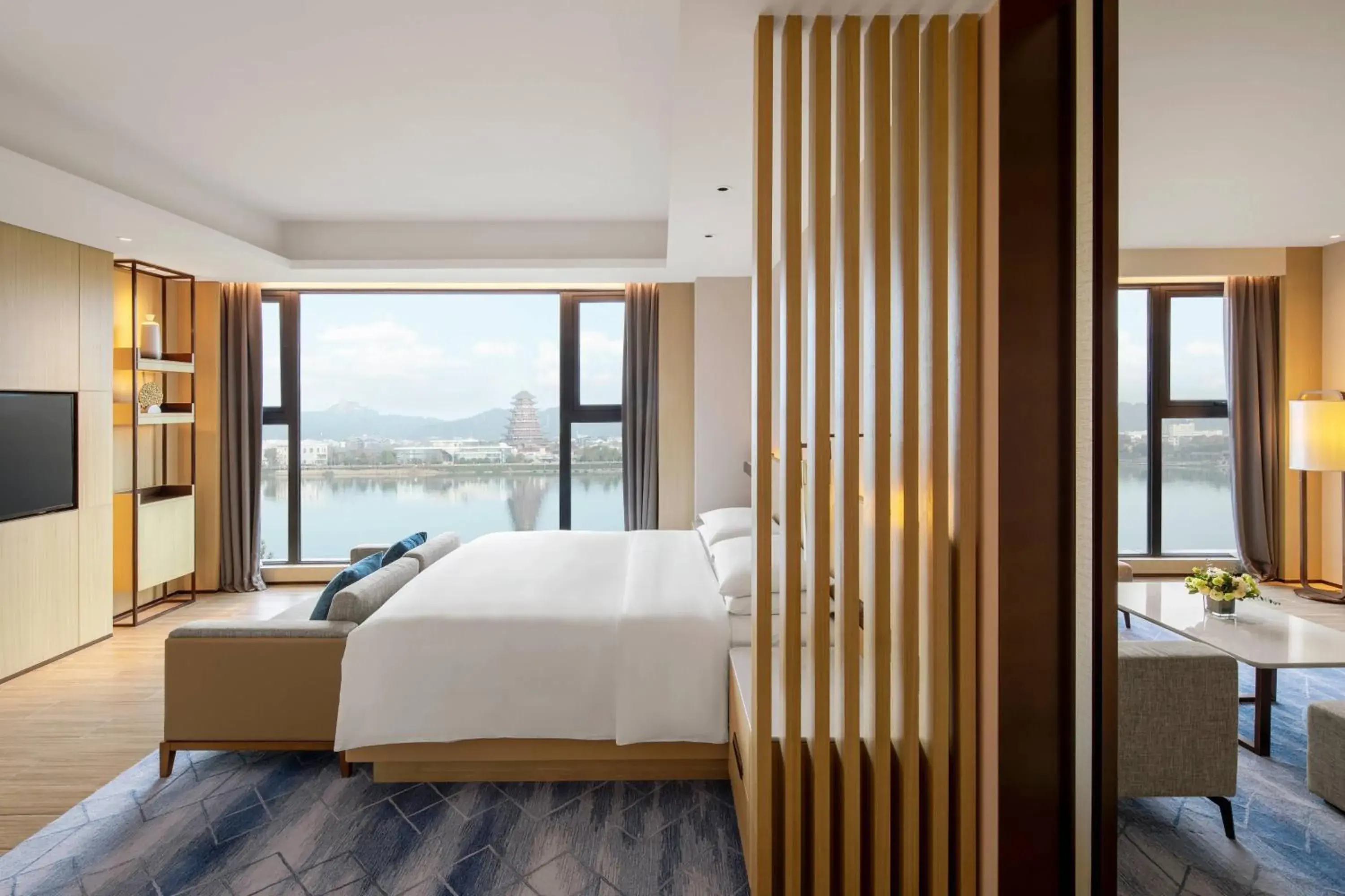 One-Bedroom King Suite - single occupancy in Suining Marriott Hotel One-Bedroom King Suite - single occupancy in Suining Marriott Hotel