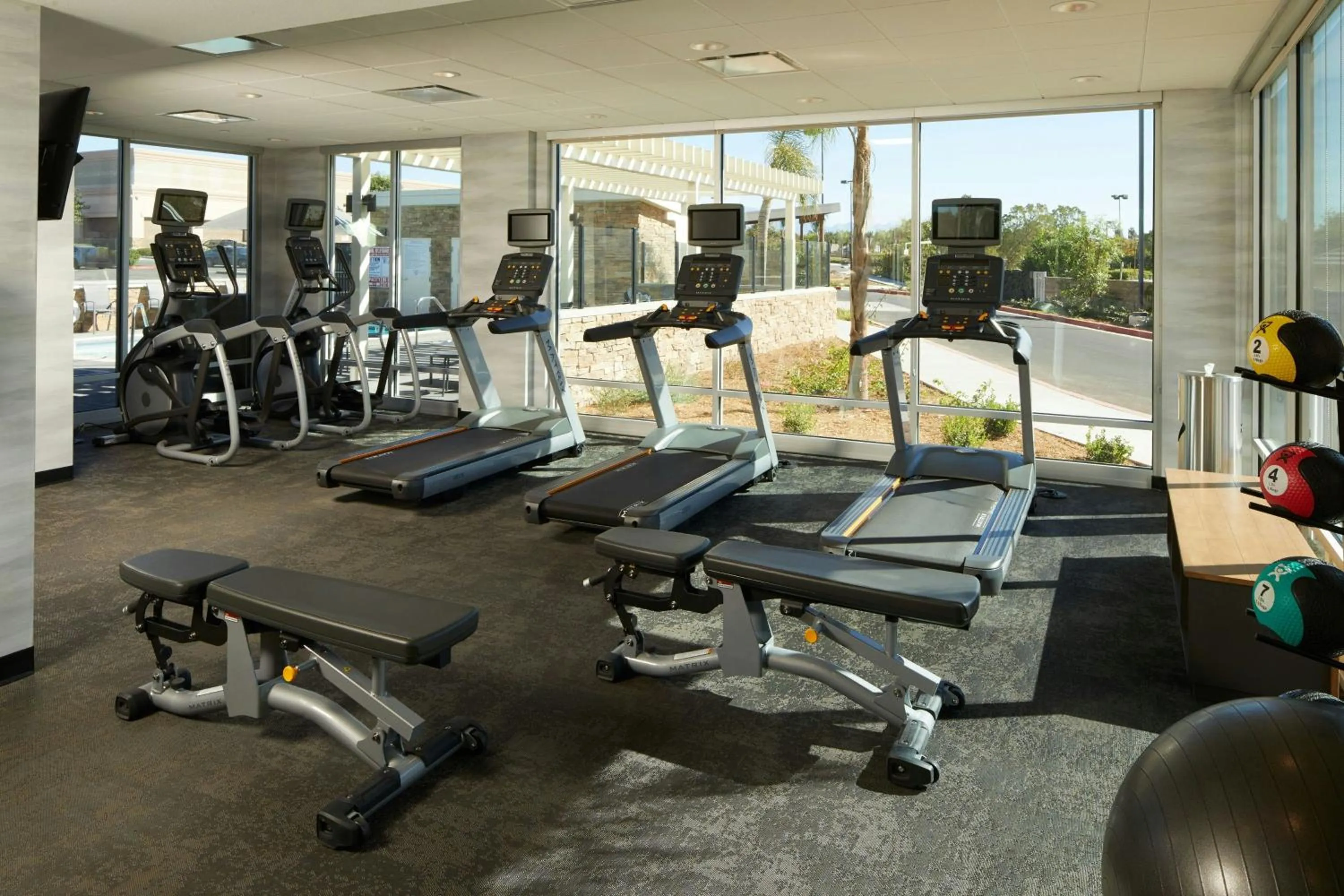 Fitness centre/facilities in Fairfield Inn & Suites by Marriott Riverside Moreno Valley