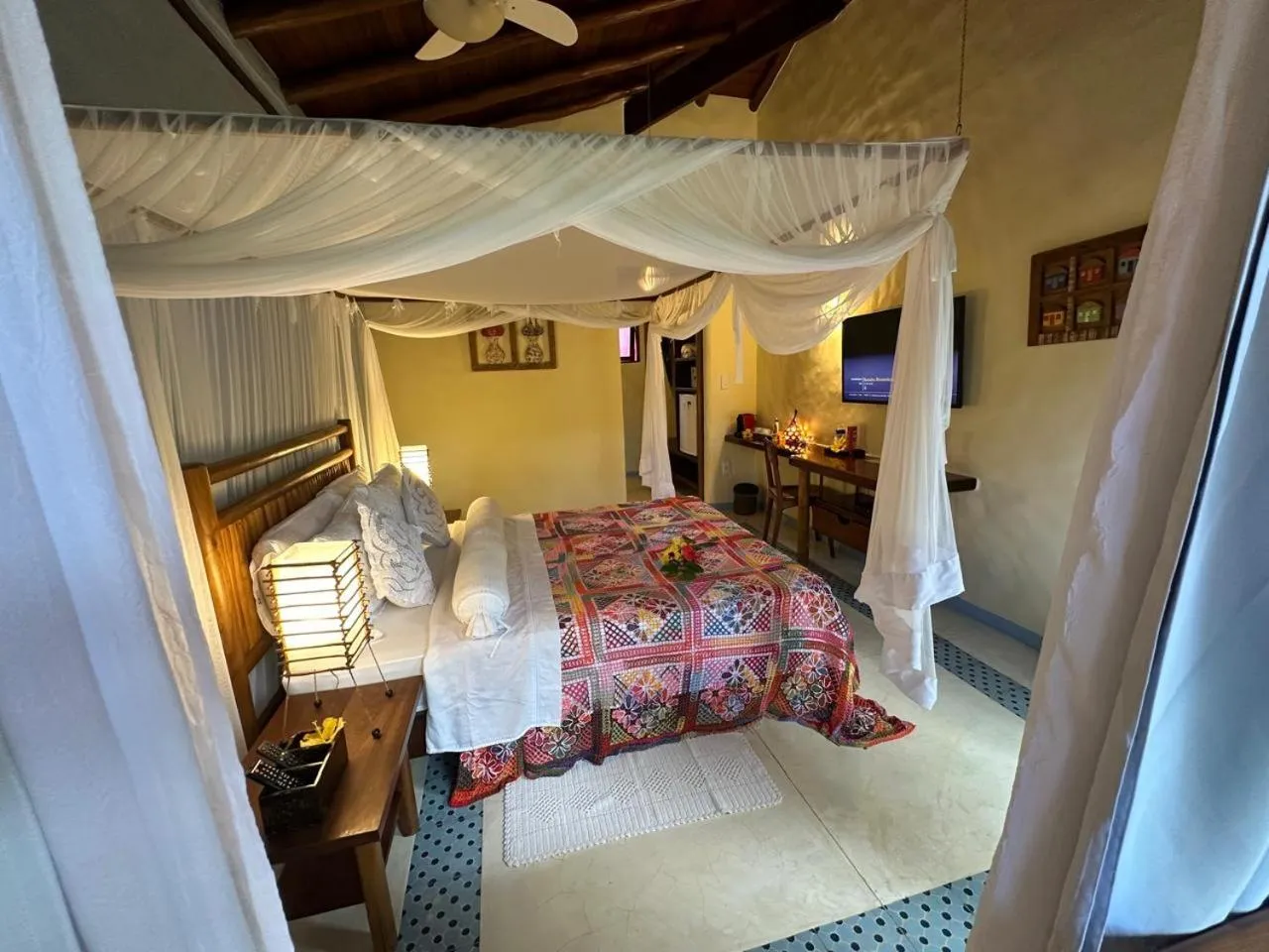 Photo of the whole room, Bed in Pousada Enseada do Espelho