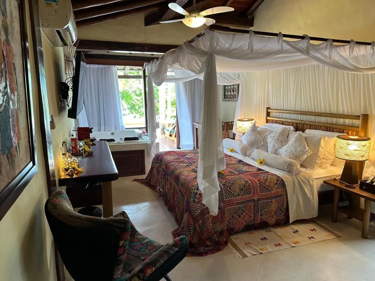 Photo of the whole room, Bed in Pousada Enseada do Espelho