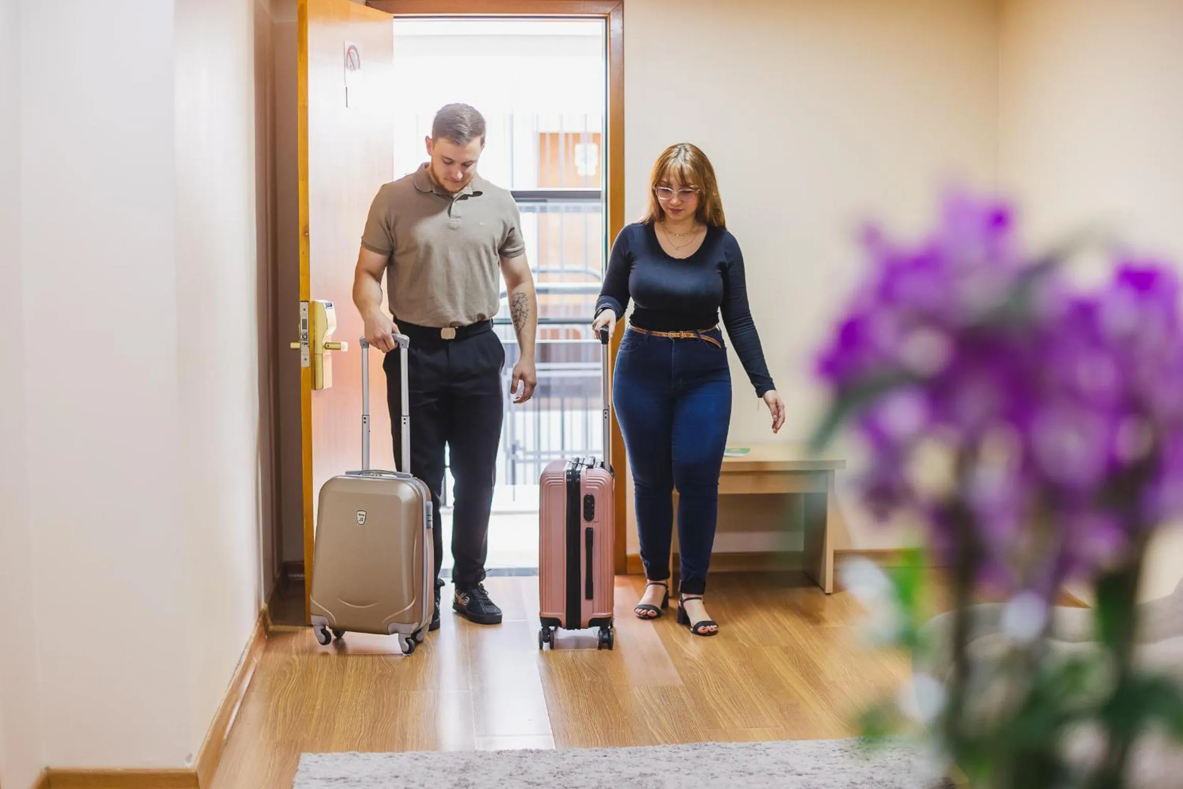 Bedroom in Hotel Golden Park Curitiba By Nacional Inn
