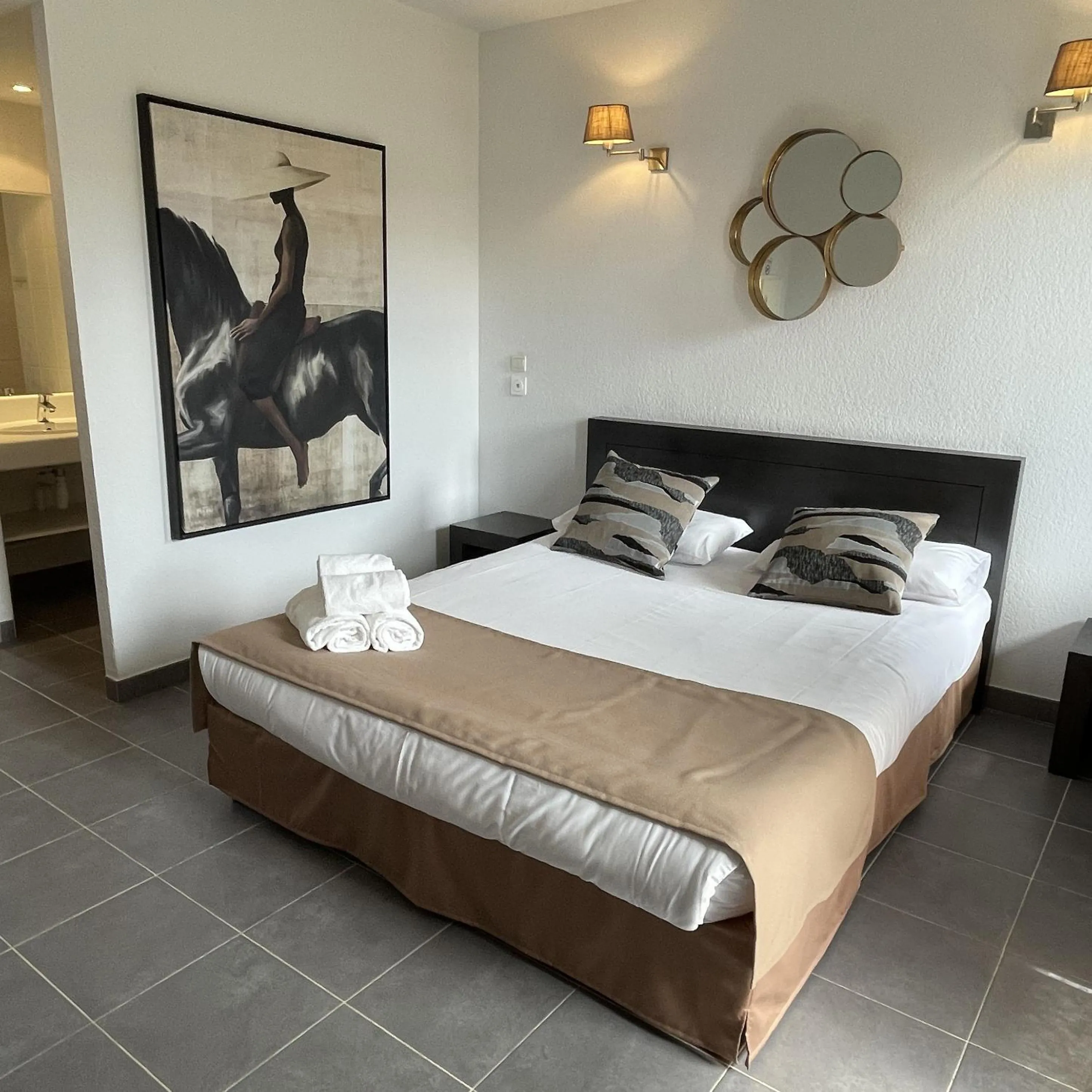 Bed in Patio De Violette