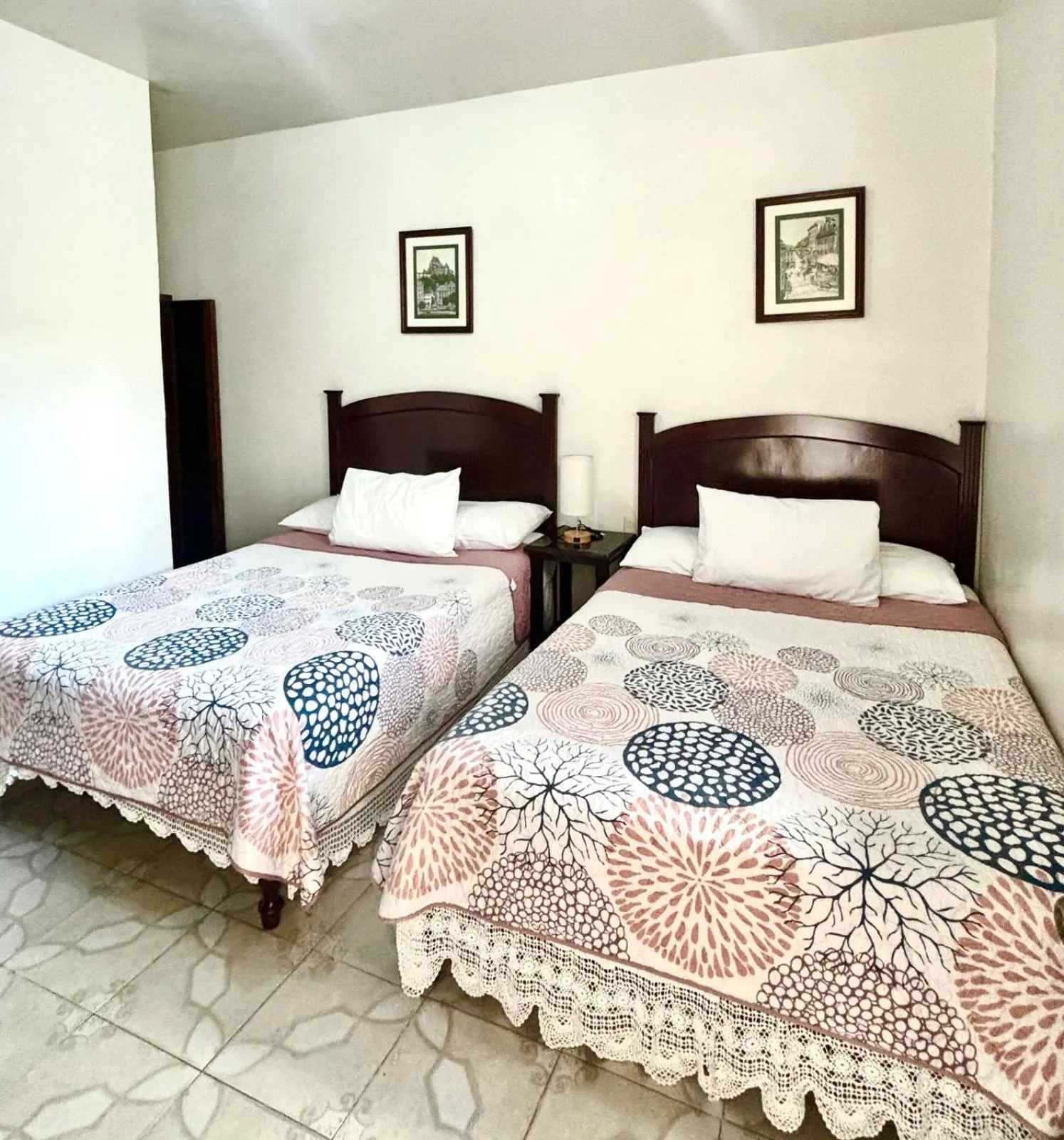 Bed in Hotel Casa Blanca