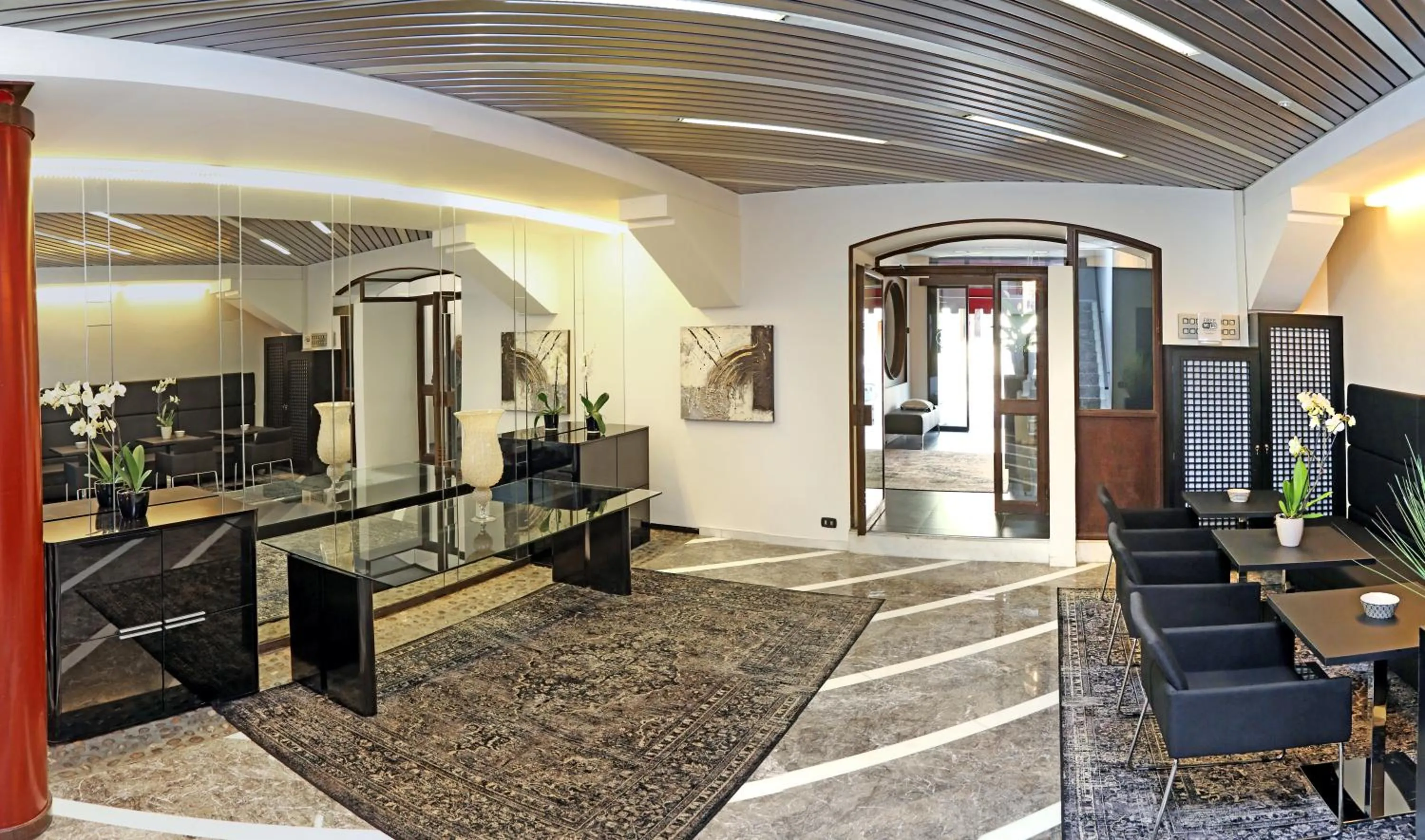 Lobby or reception in Hotel Residenza Alighieri