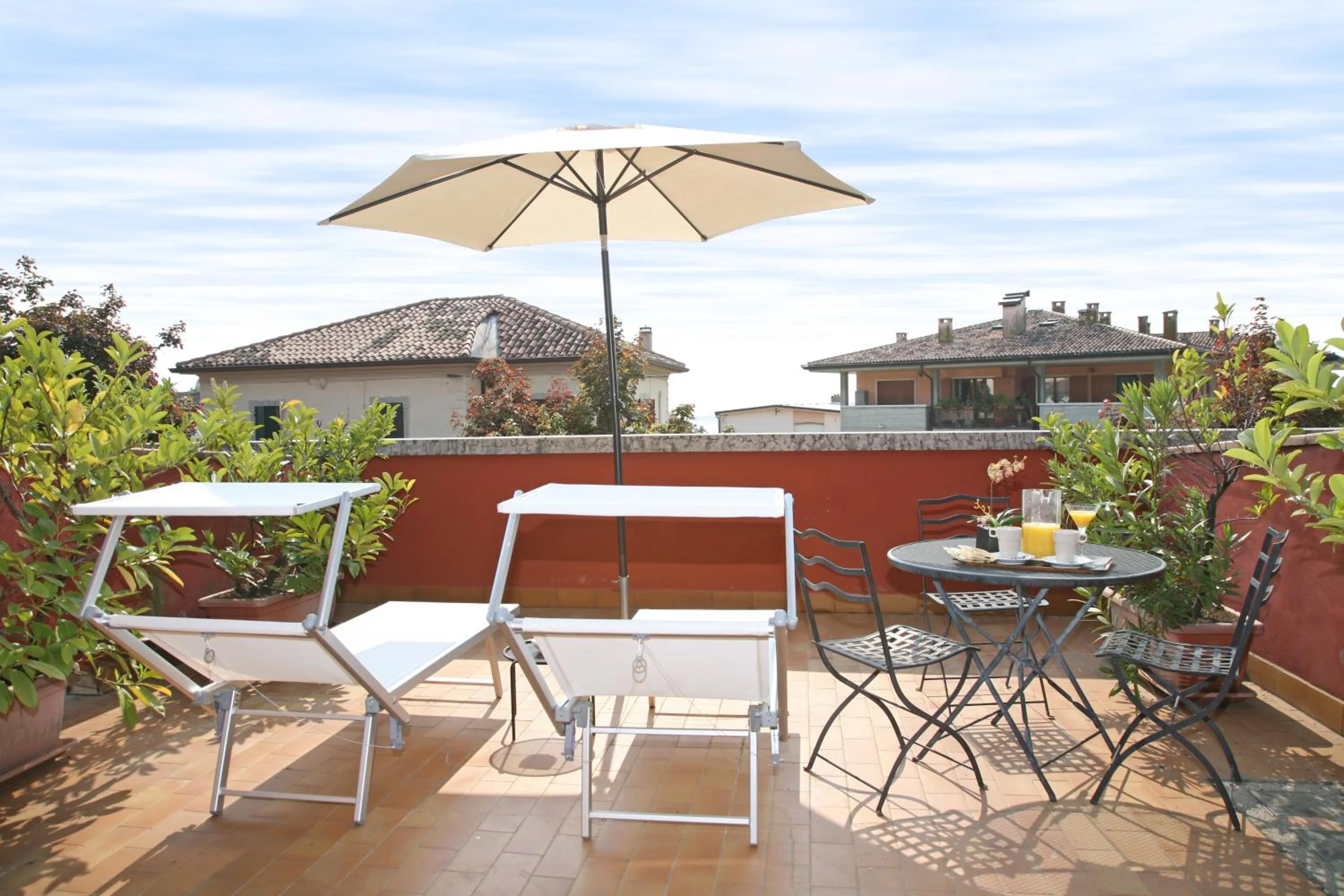 Patio in Hotel Residenza Alighieri