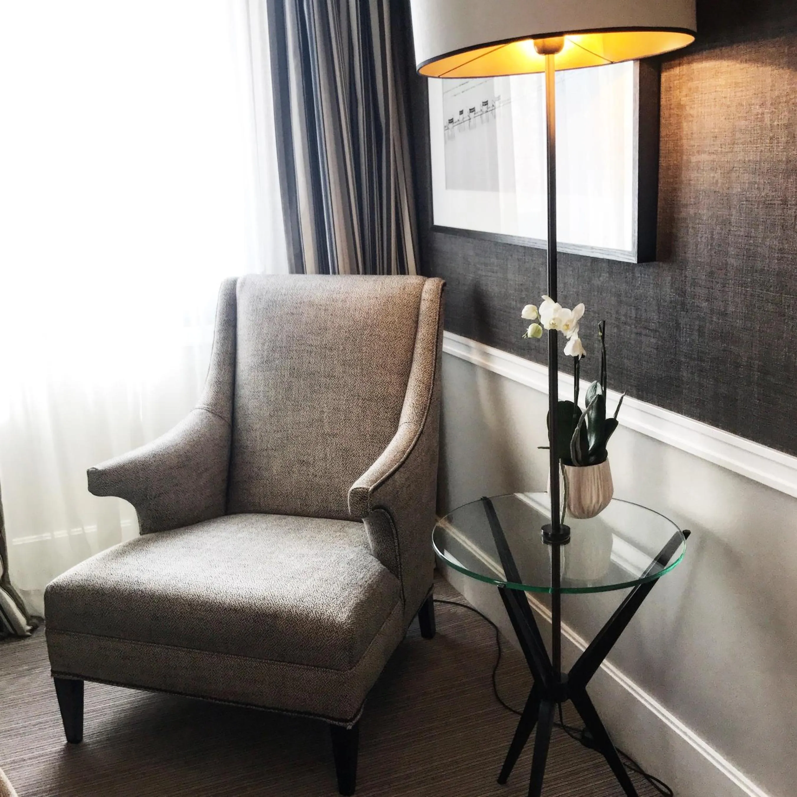 Seating area in Hôtel Recamier