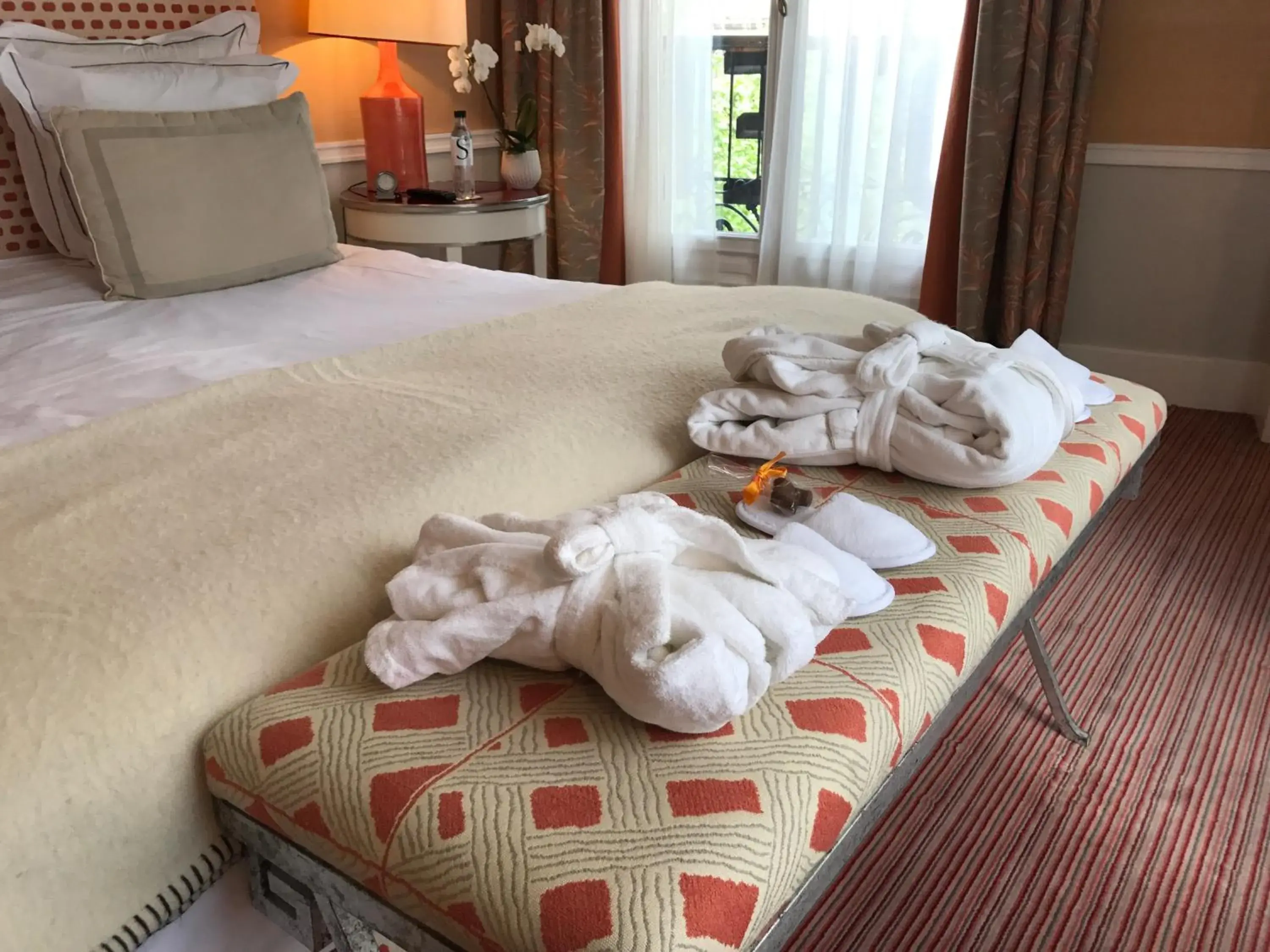 Bedroom, Bed in Hôtel Recamier Bedroom, Bed in Hôtel Recamier