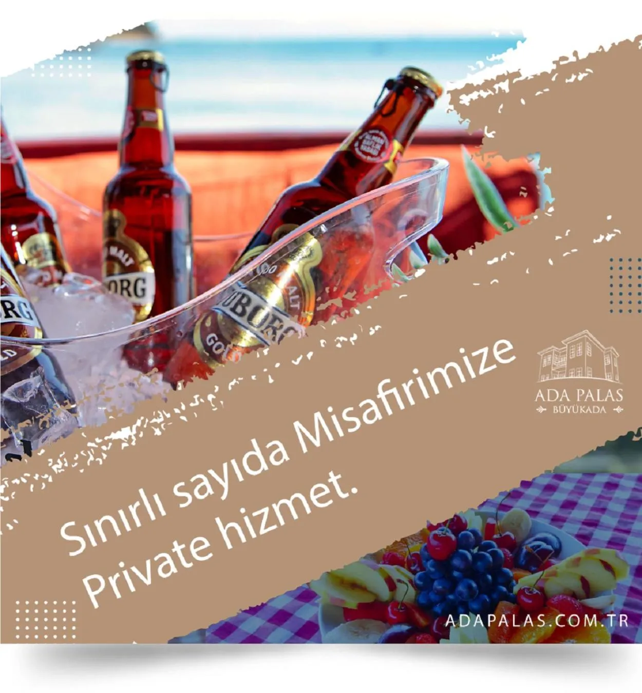 Area and facilities in Ada Palas Buyukada