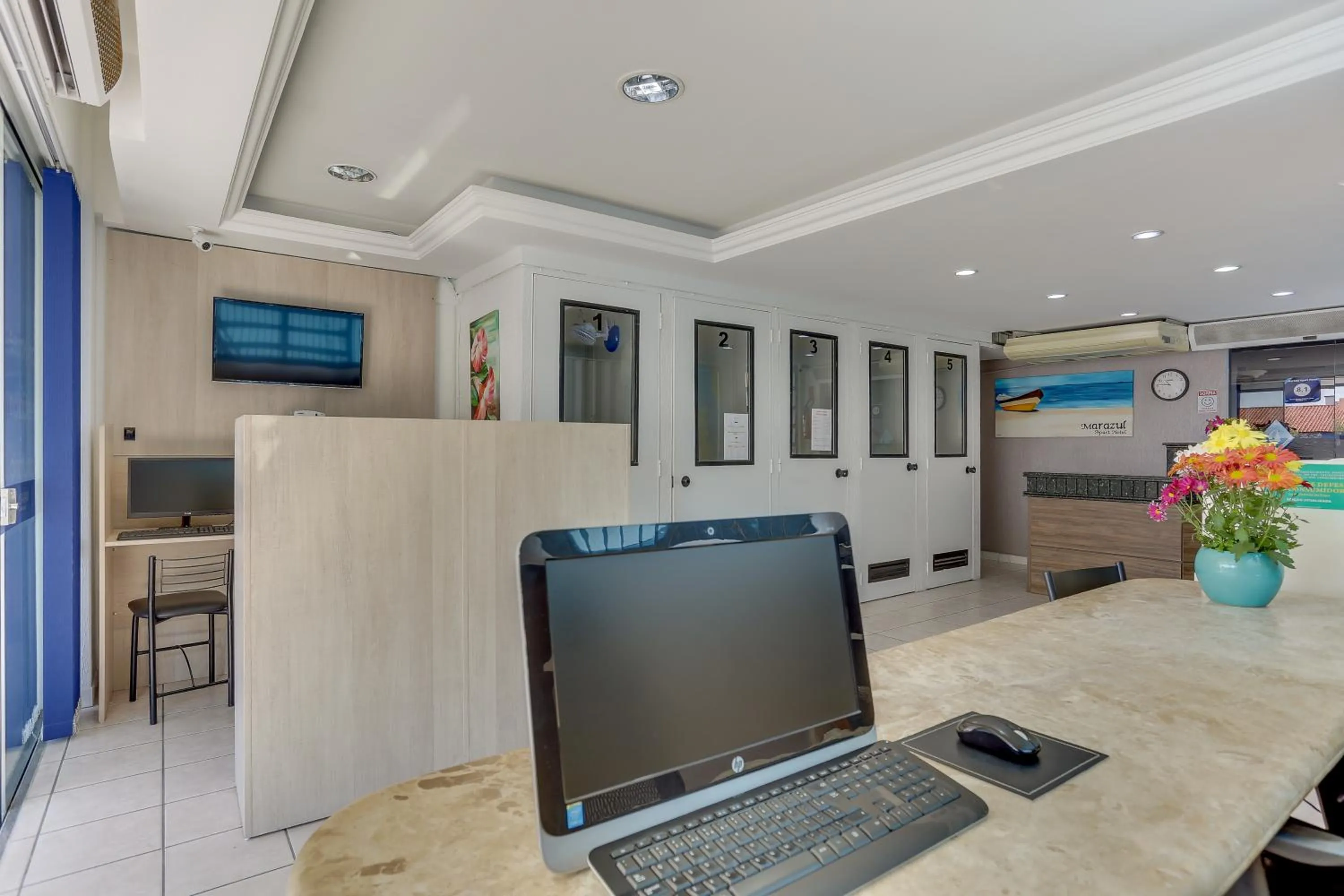 Lobby or reception in Marazul Apart Hotel