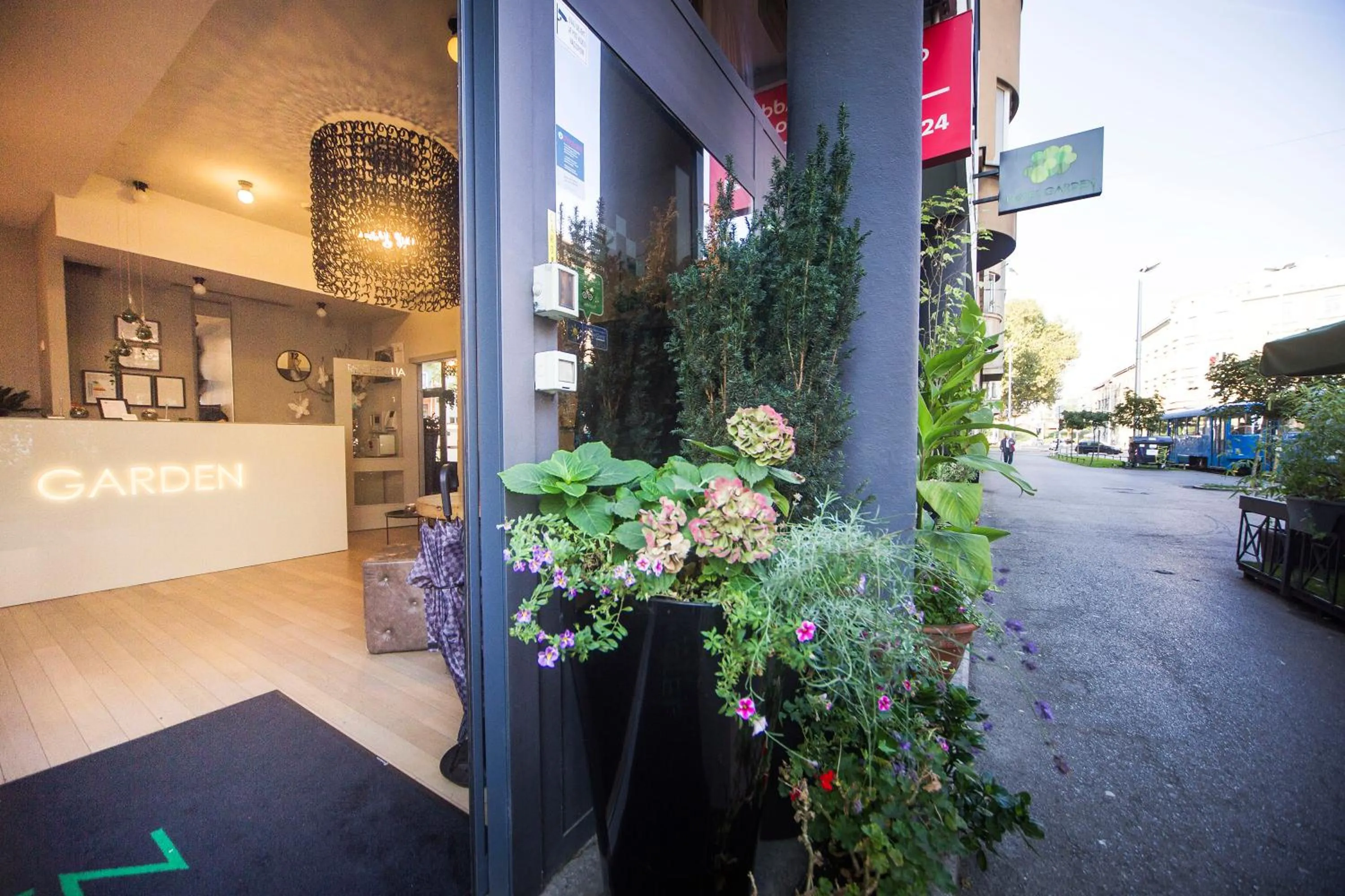 Off site in Garden Hotel