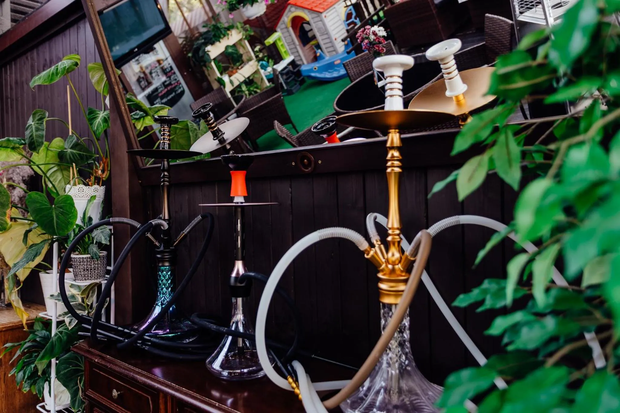 Seating area in Penzion Panda