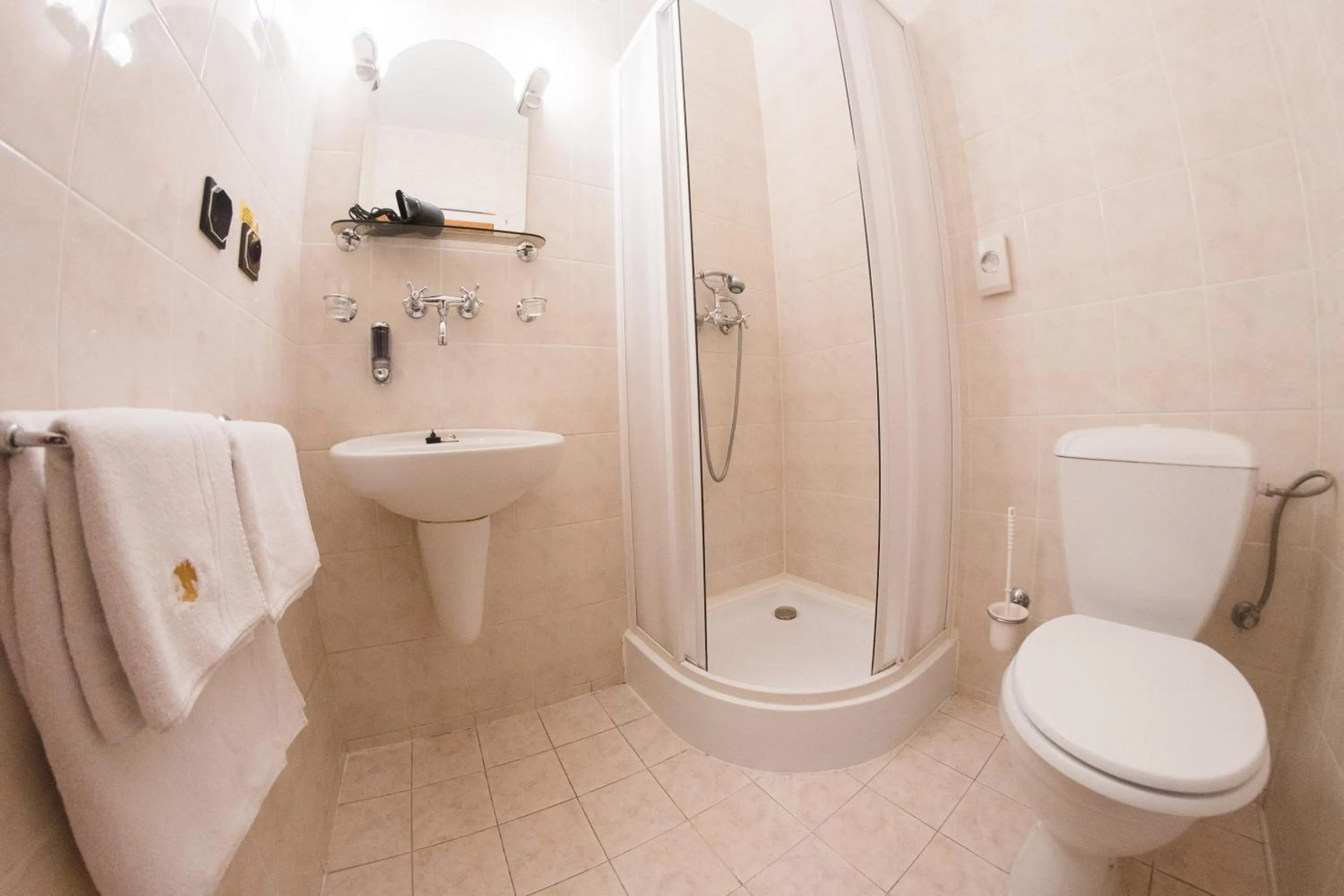 Shower in Penzion Panda