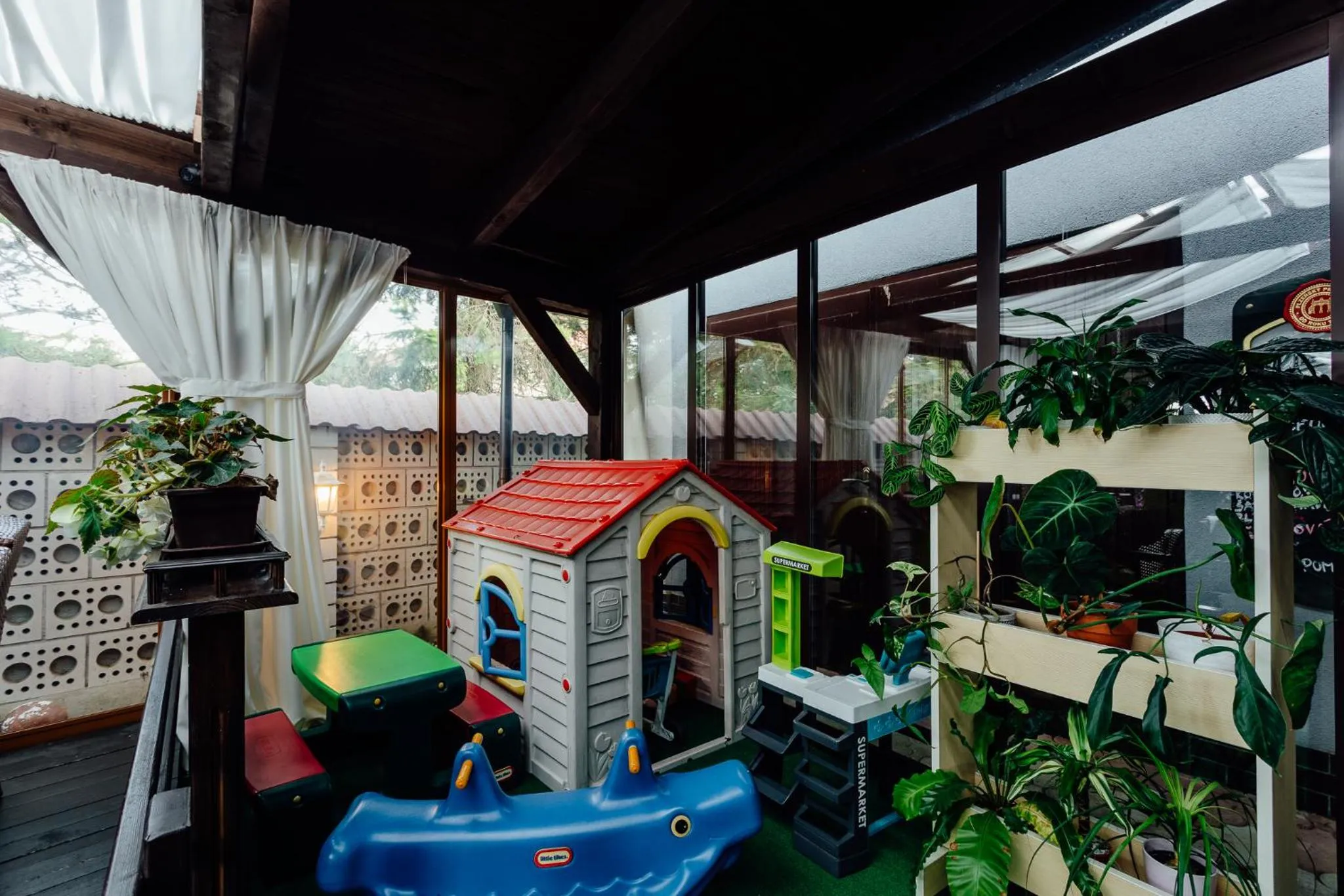 Children play ground in Penzion Panda