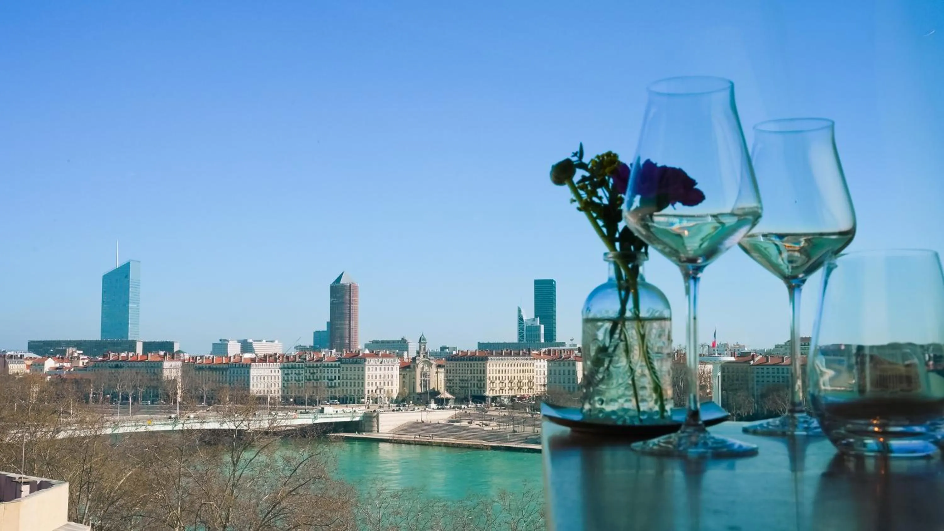 City view in Sofitel Lyon Bellecour