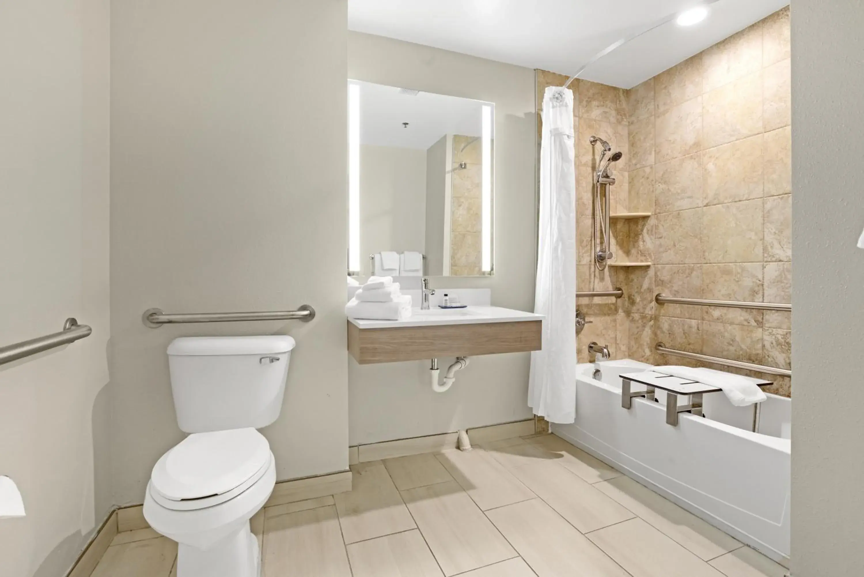 Bathroom in Holiday Inn Express - Gulfport Beach by IHG Bathroom in Holiday Inn Express - Gulfport Beach by IHG