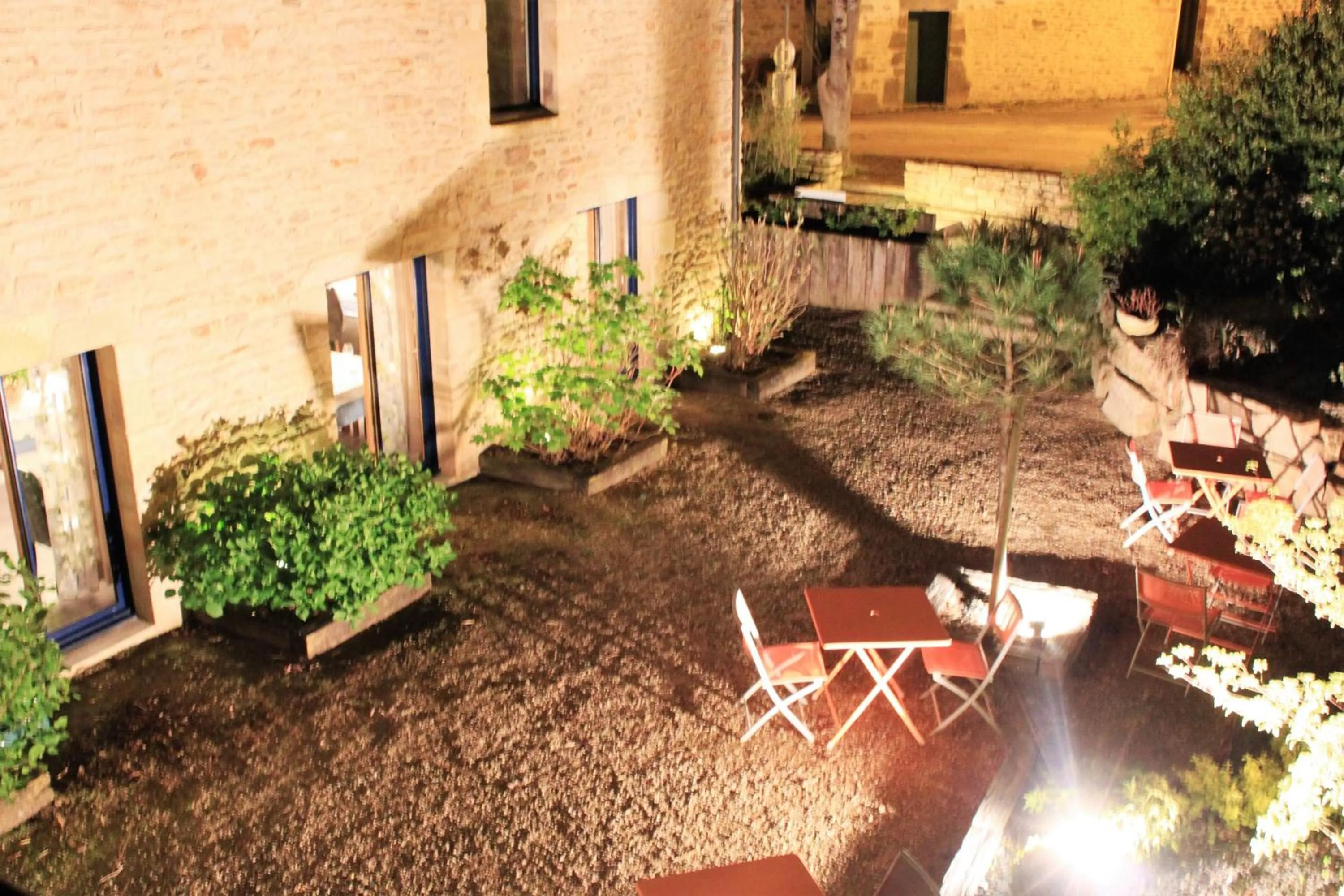 Bird's eye view in Hôtel - Restaurant l'Hortensia