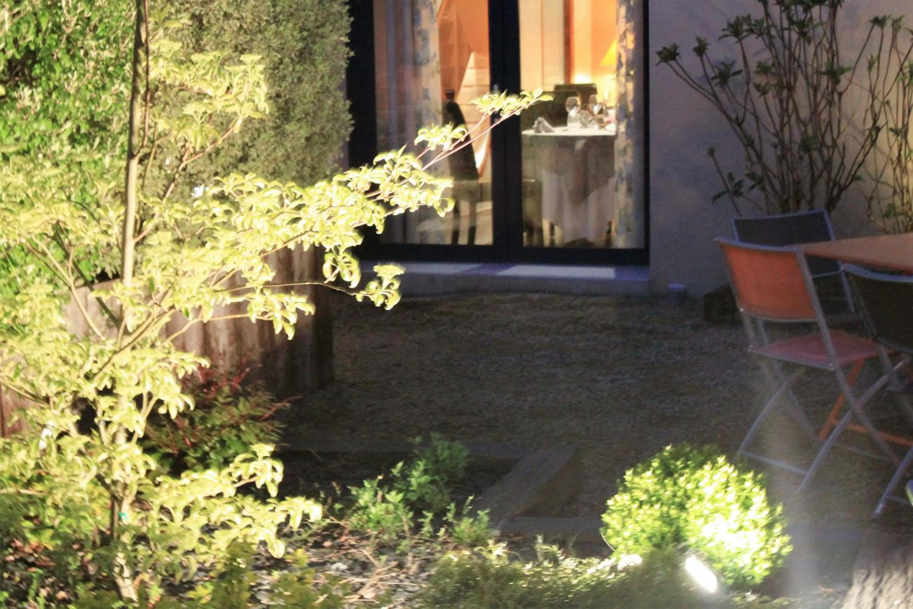 Balcony/Terrace in Hôtel - Restaurant l'Hortensia