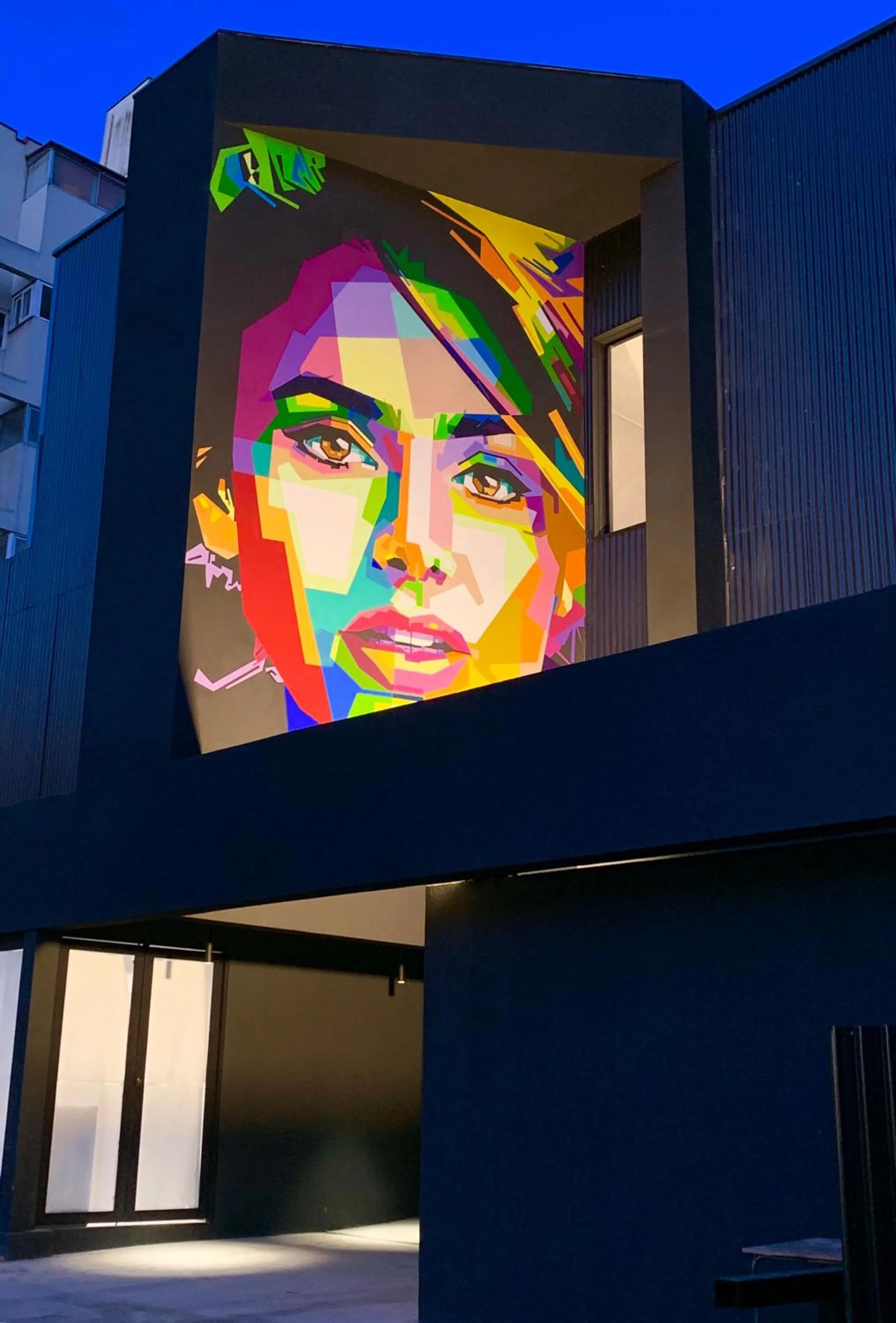 Property building in The PopCity Hotel