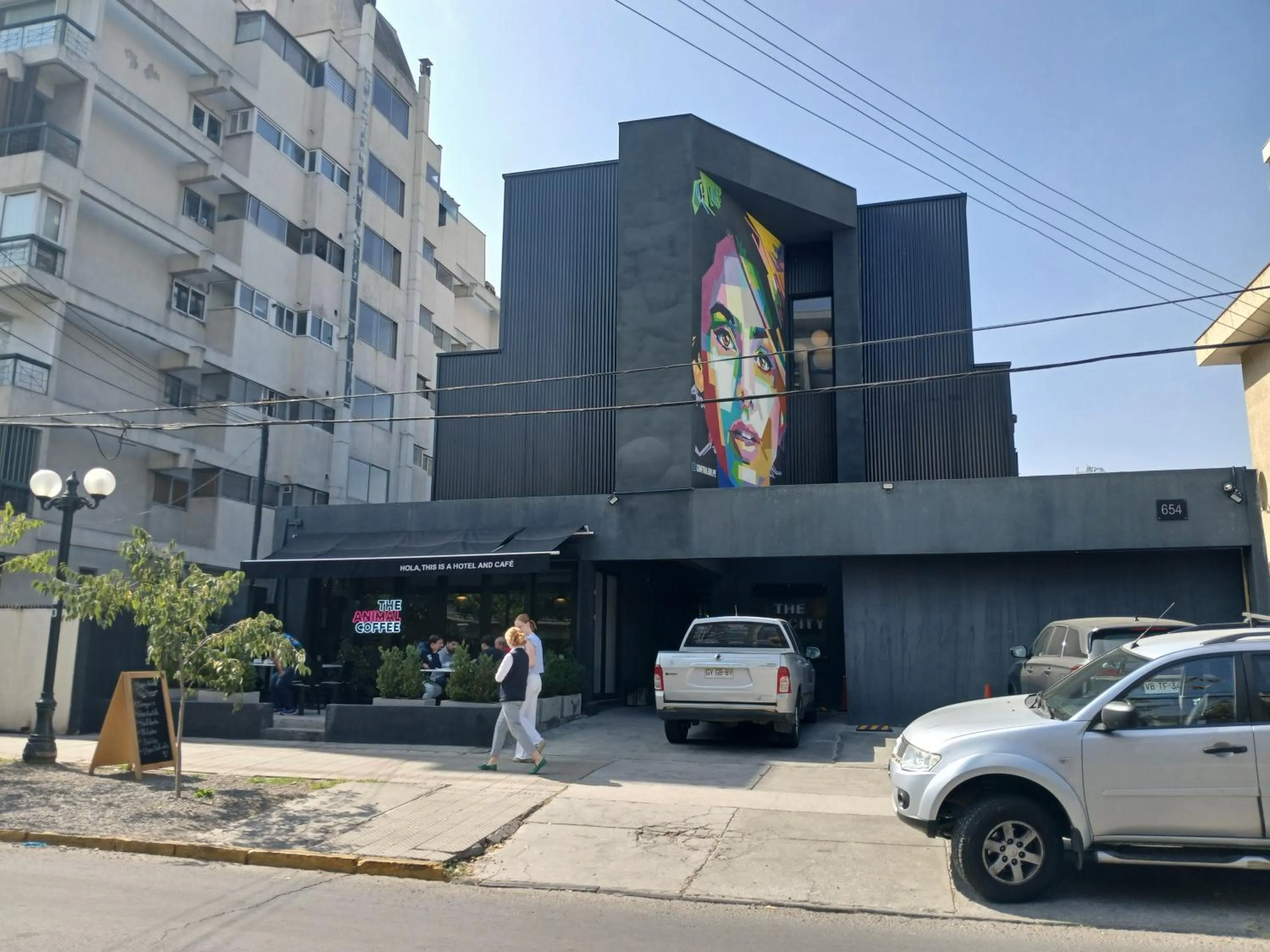 Property building in The PopCity Hotel