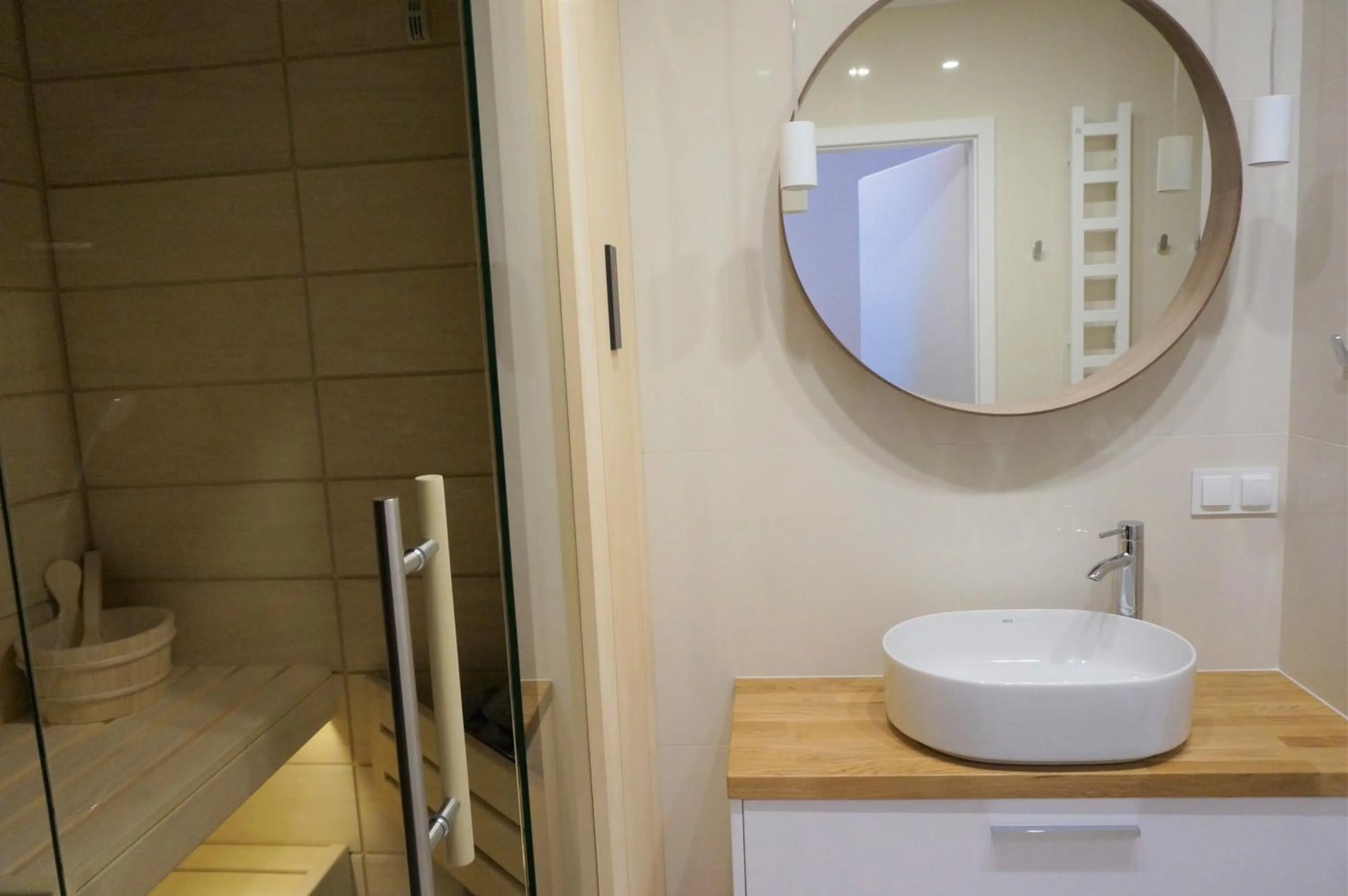 Sauna in Enklawa Białowieska Forest & Spa